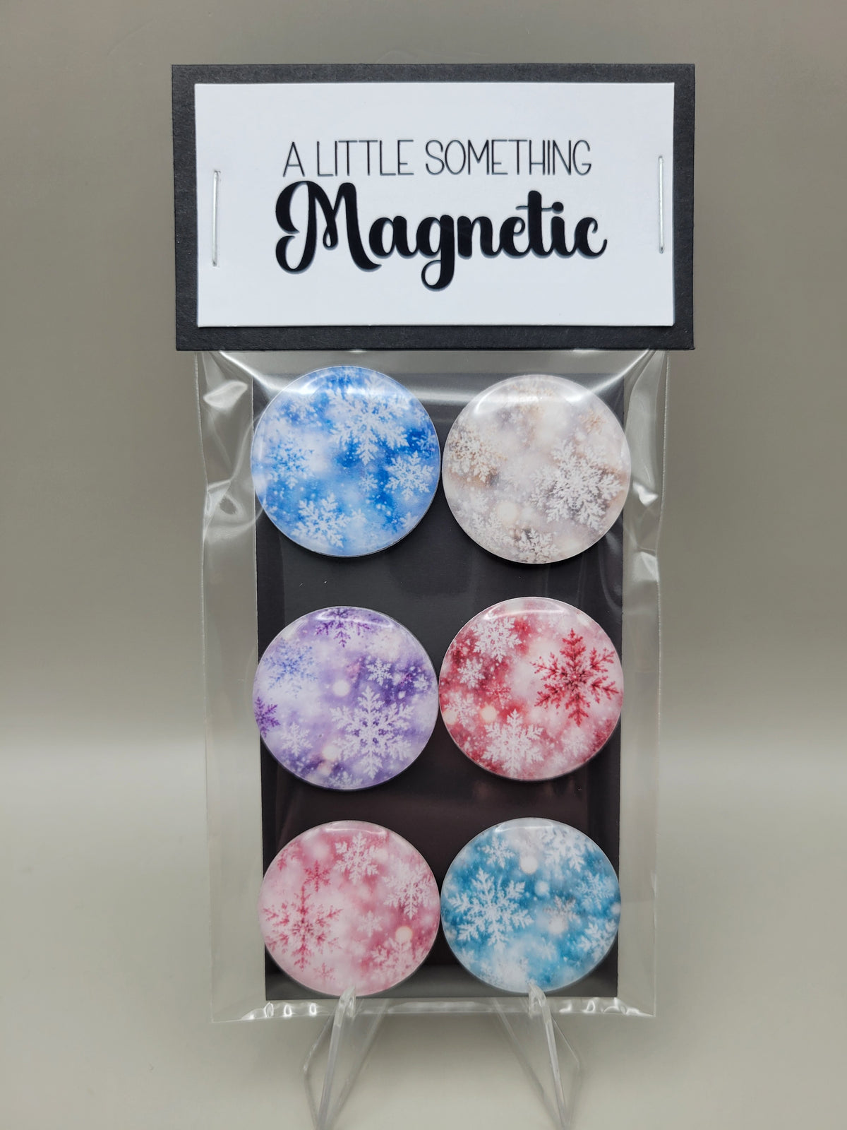Colorful Snowflakes Magnets