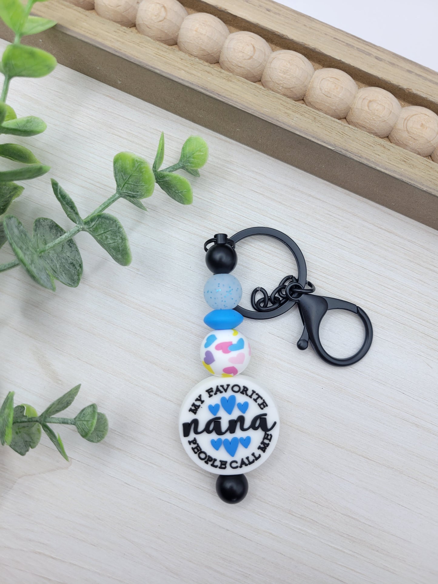 Blue Nana Keychain