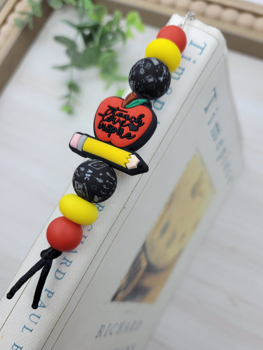 Apple & Pencil Bookmark