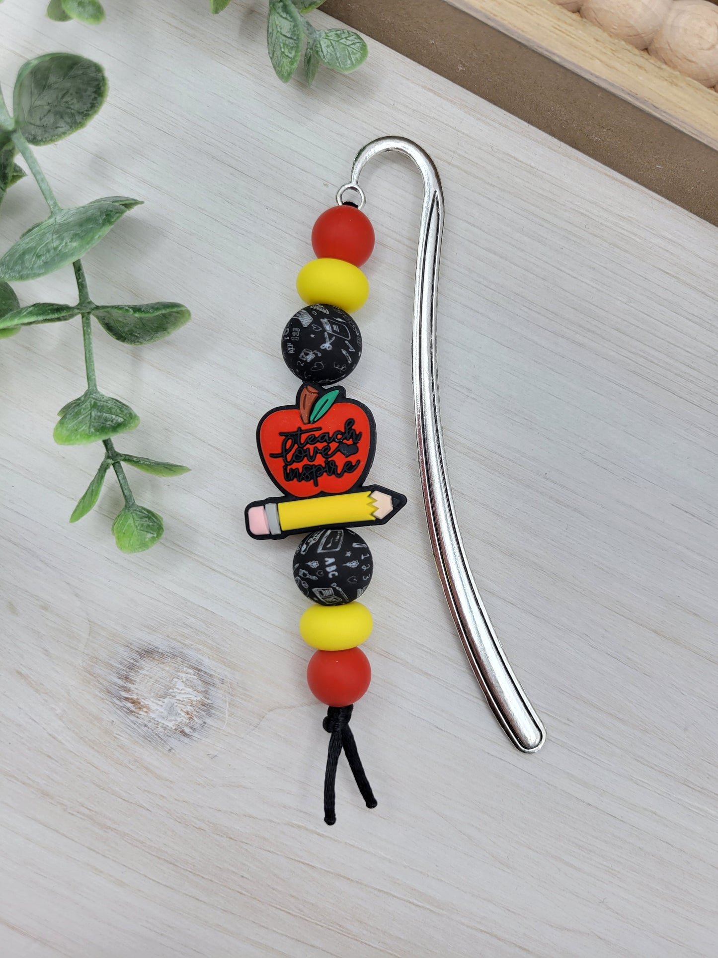 Apple & Pencil Bookmark