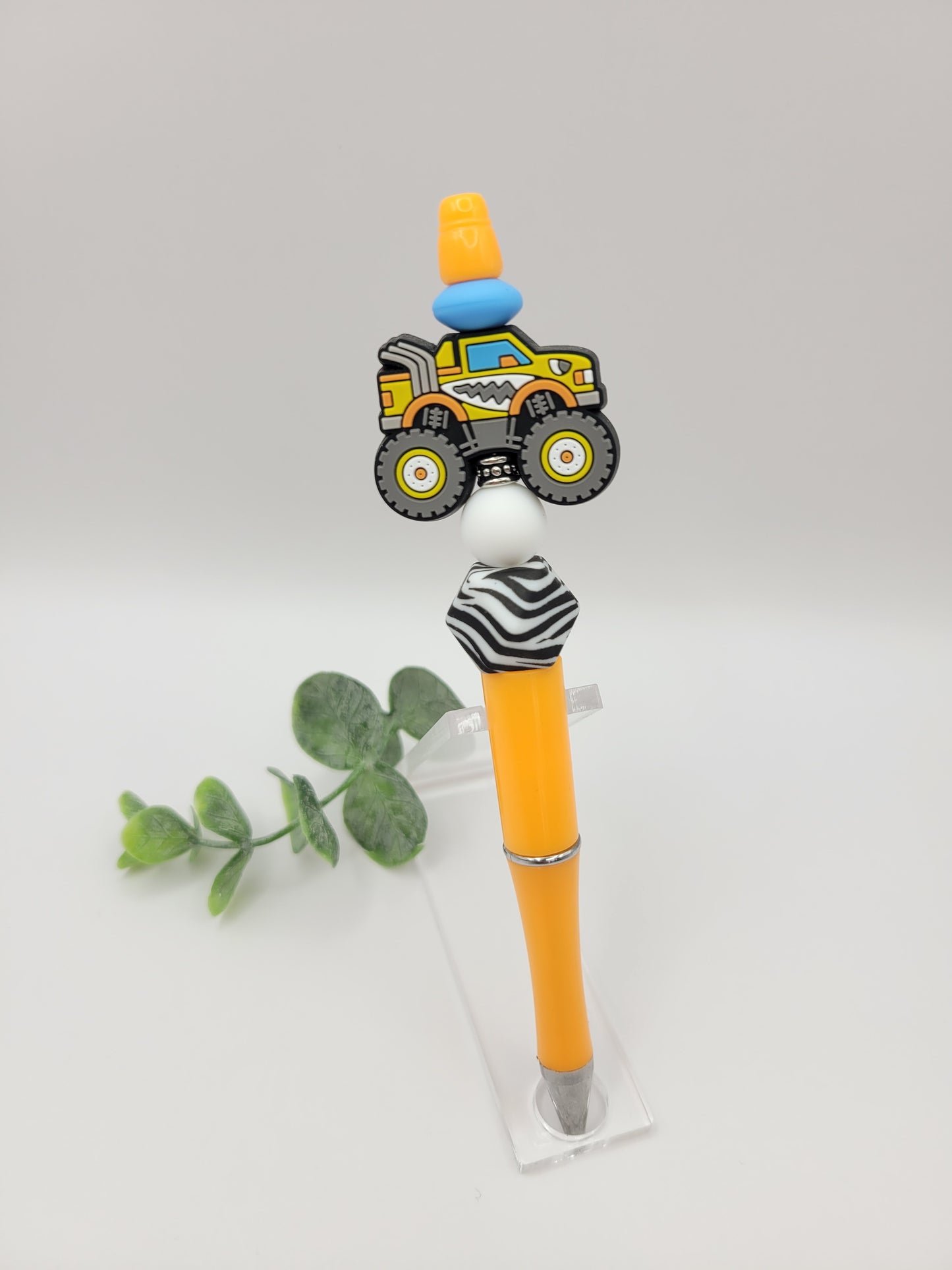 Orange Monster Truck Pen