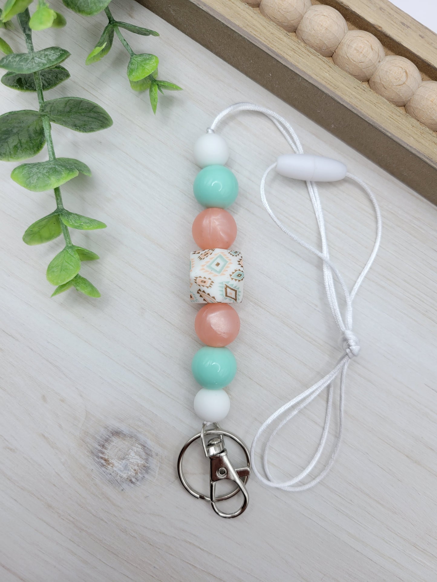 Pastel Western Lanyard