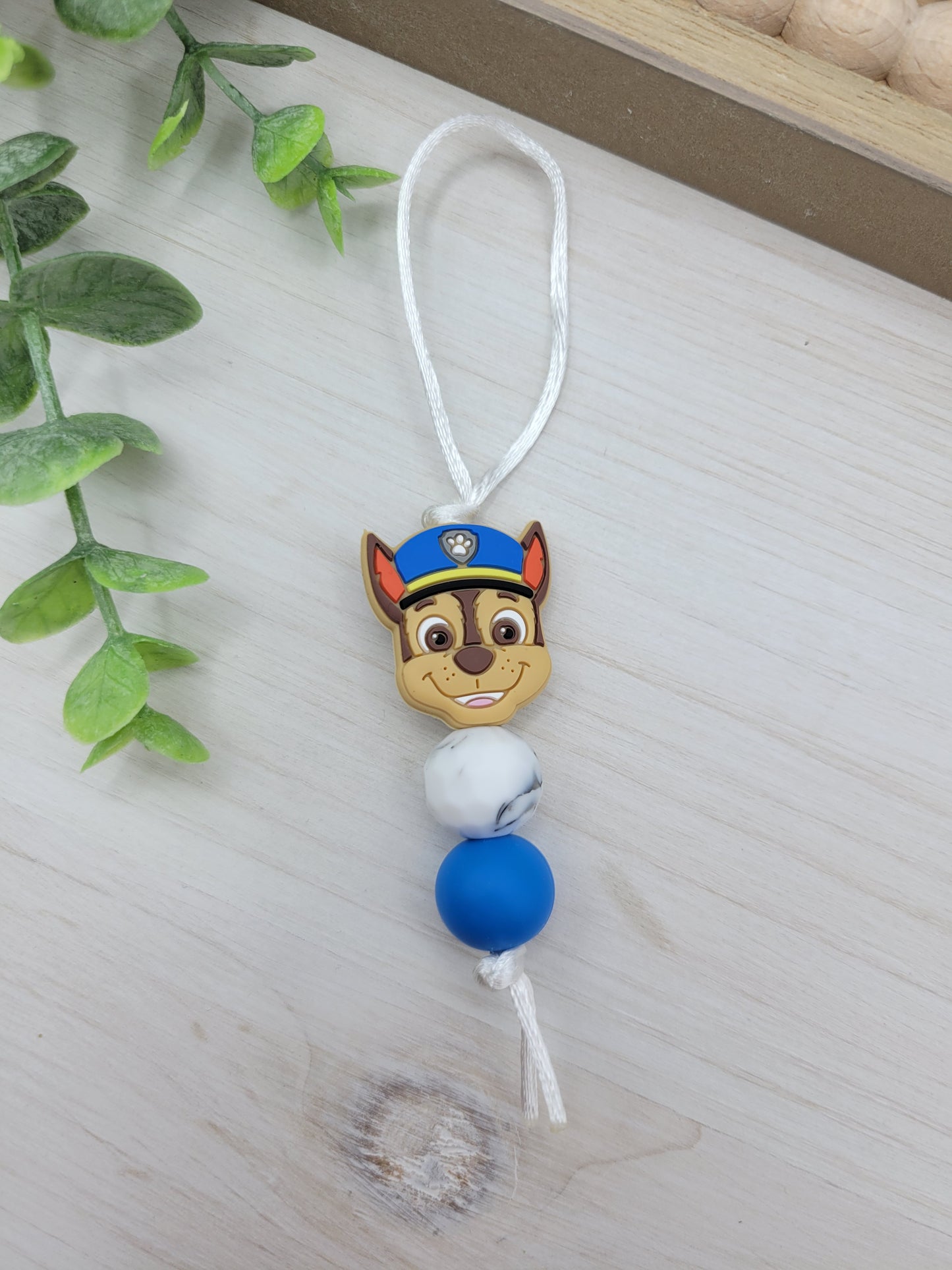 Police Pup Zipper Pull