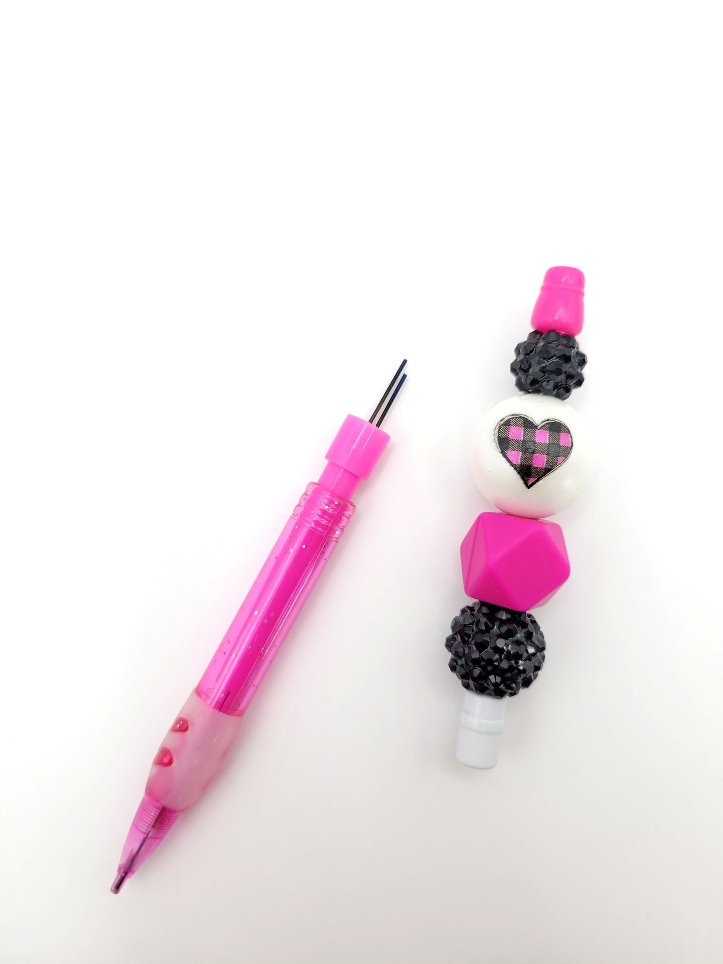 Plaid Heart Mechanical Pencil