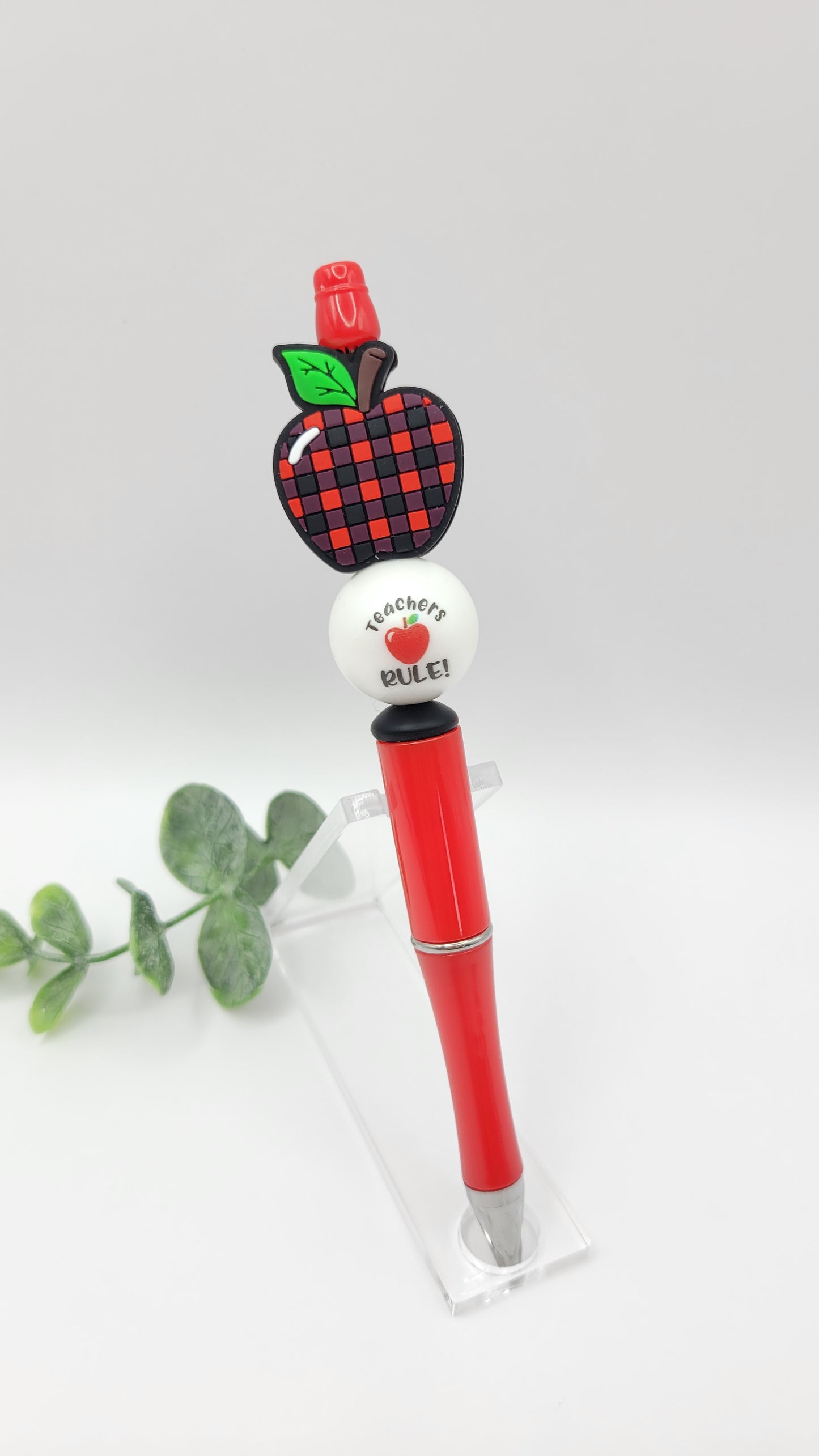 Plaid Apple Pen