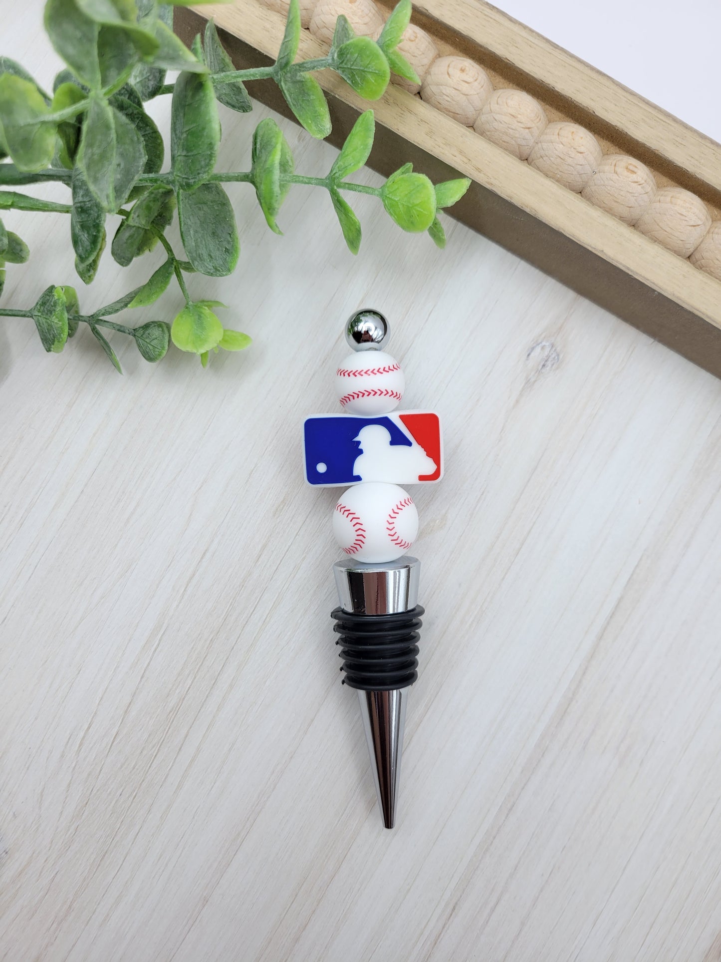 Baseball Wine Bottle Stopper