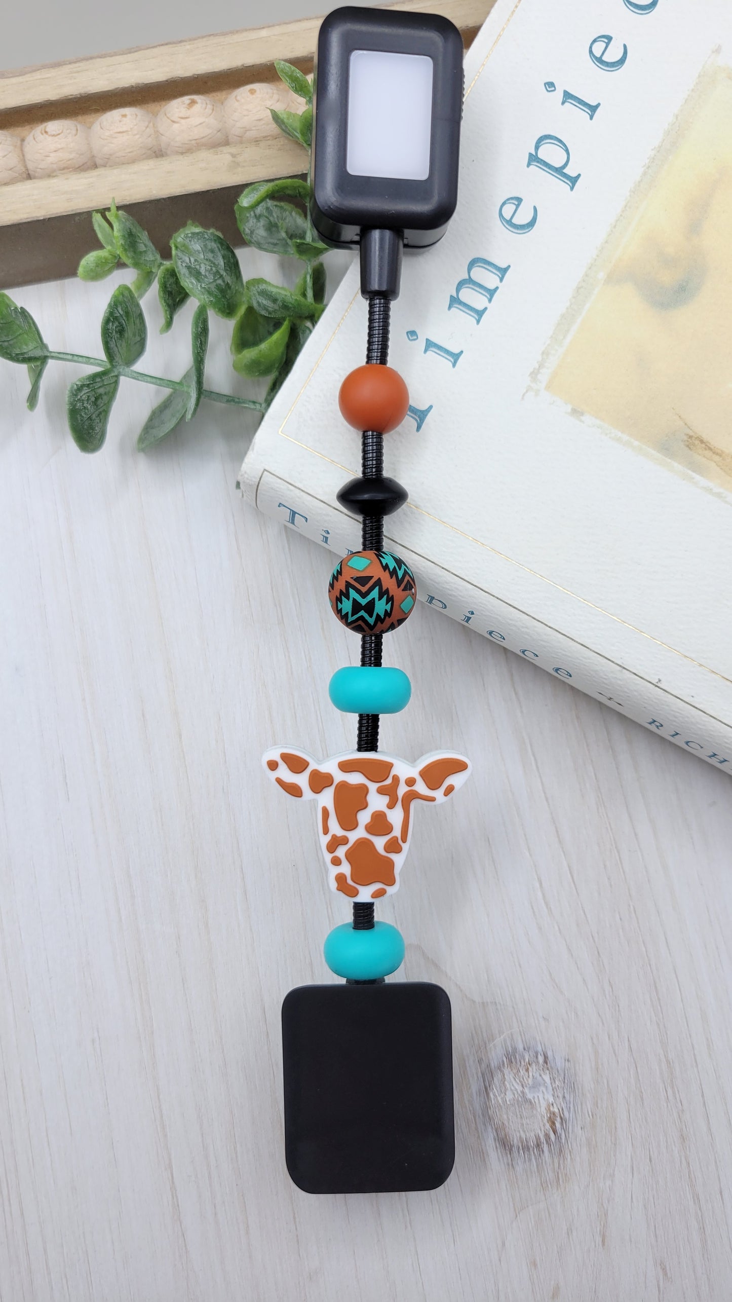 Western Cow Reading Light