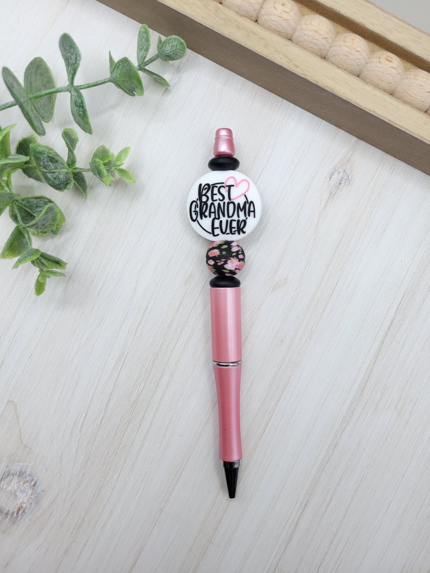 Best Grandma Ever Floral Pen