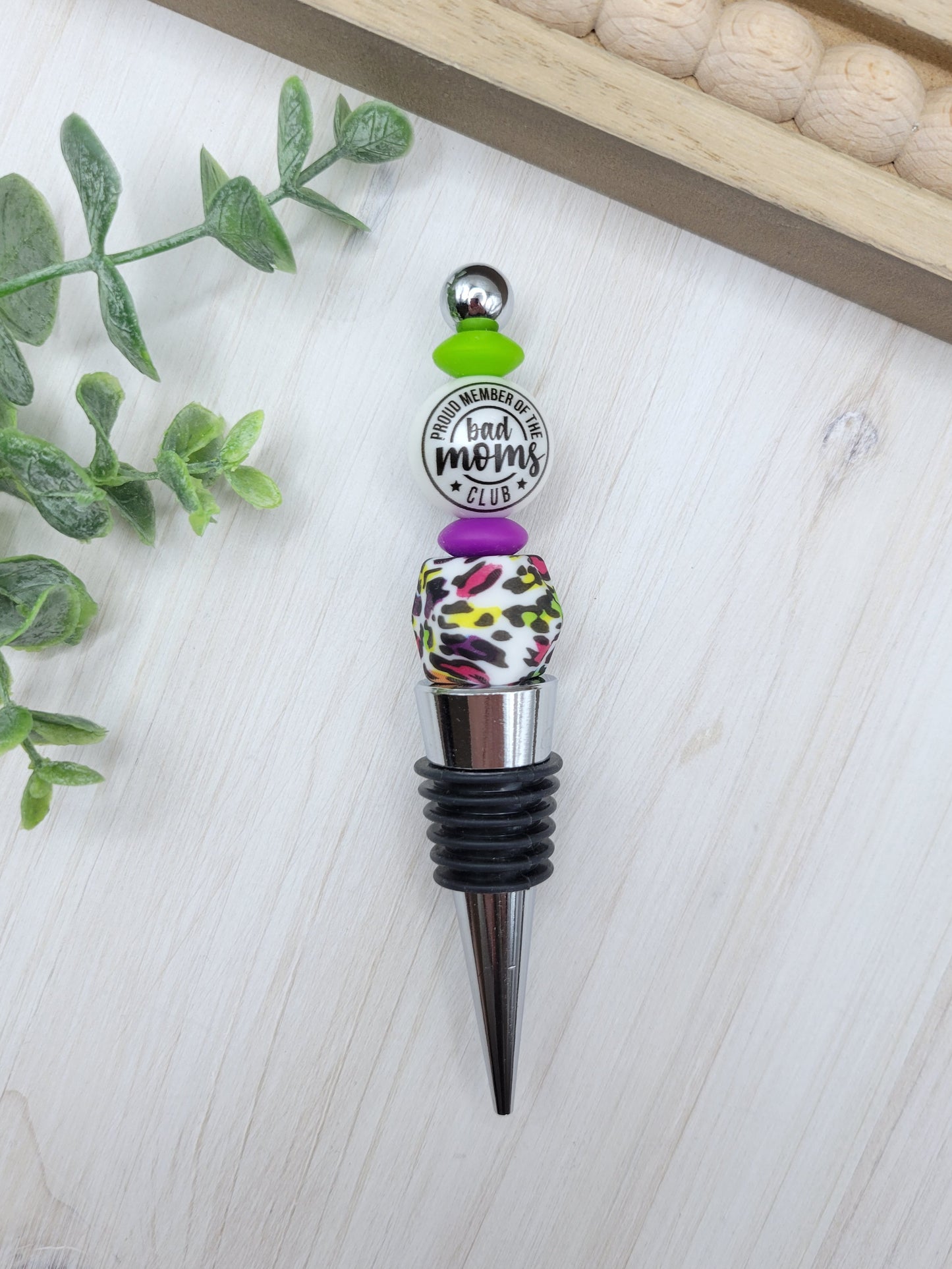 Bad Moms Club Wine Bottle Stopper