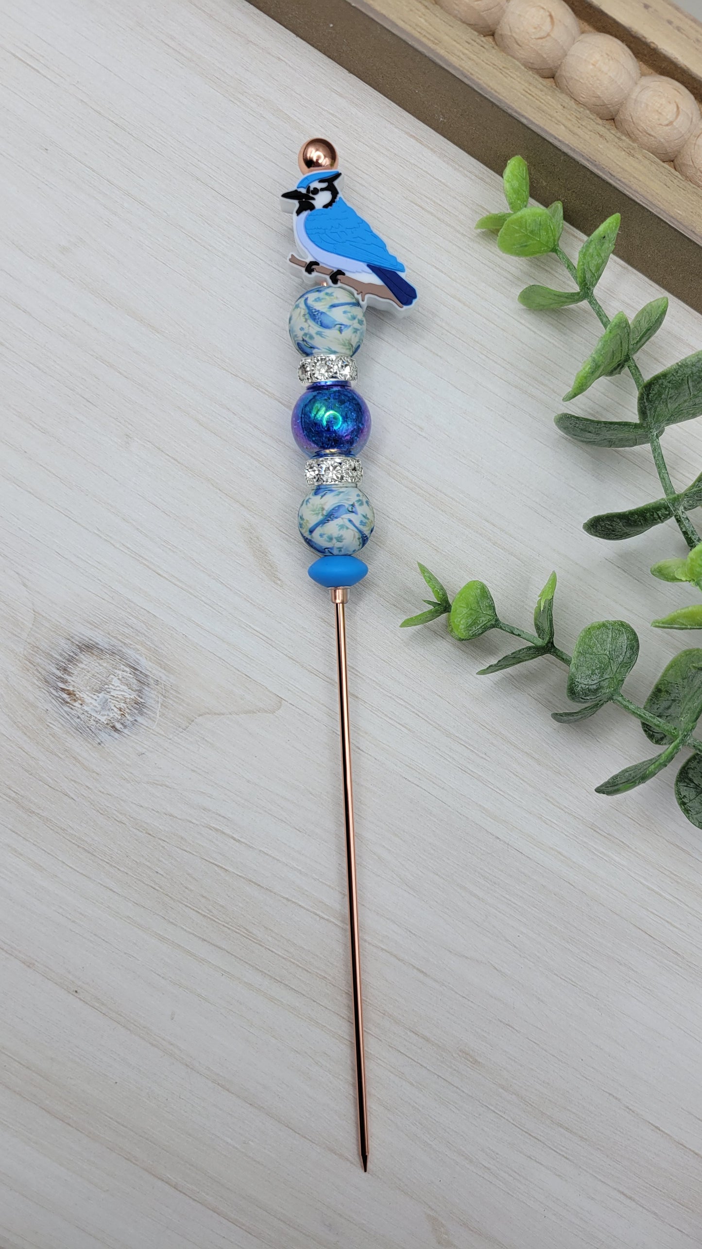 Blue Jay Plant Stake