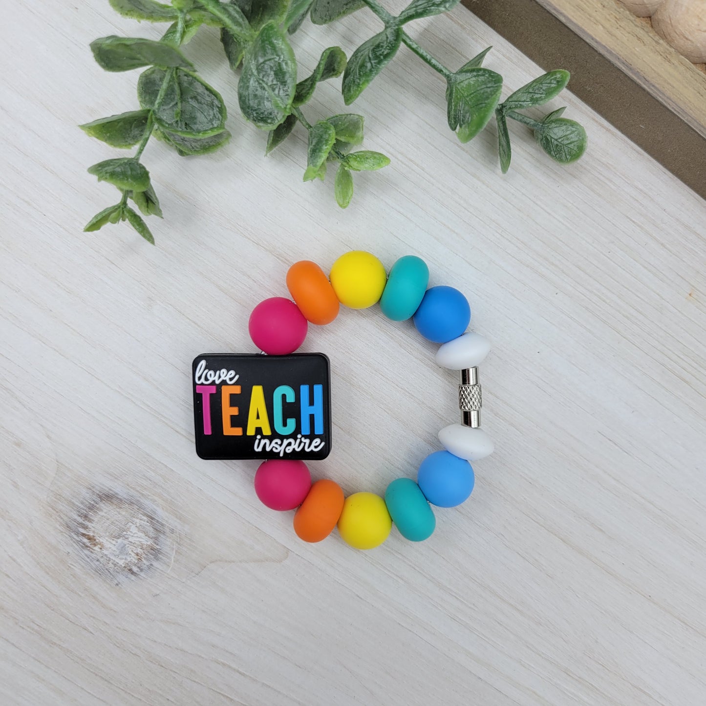 Teach Tumbler Cup Handle Charm