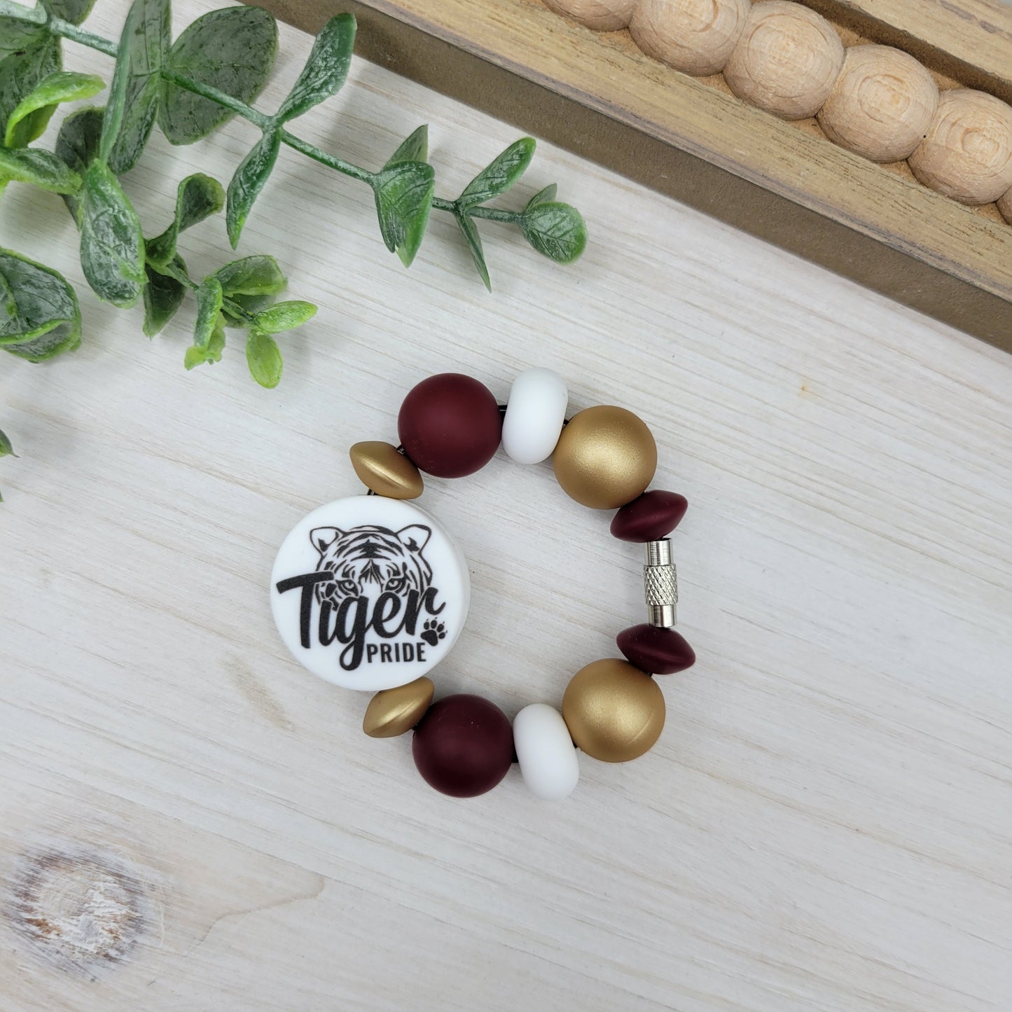 Tiger Pride Tumbler Cup Handle Charm