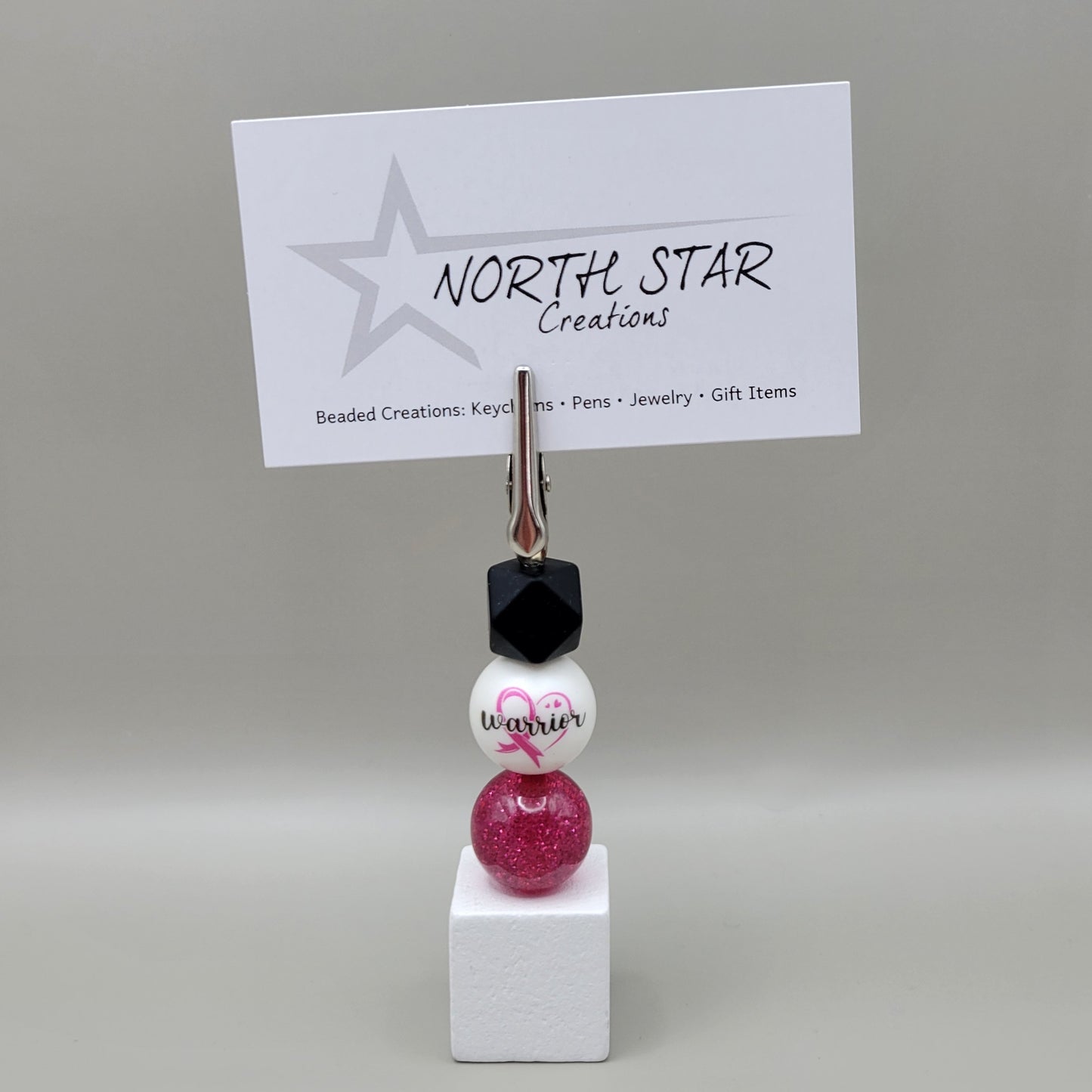 Breast Cancer Photo Block Clip