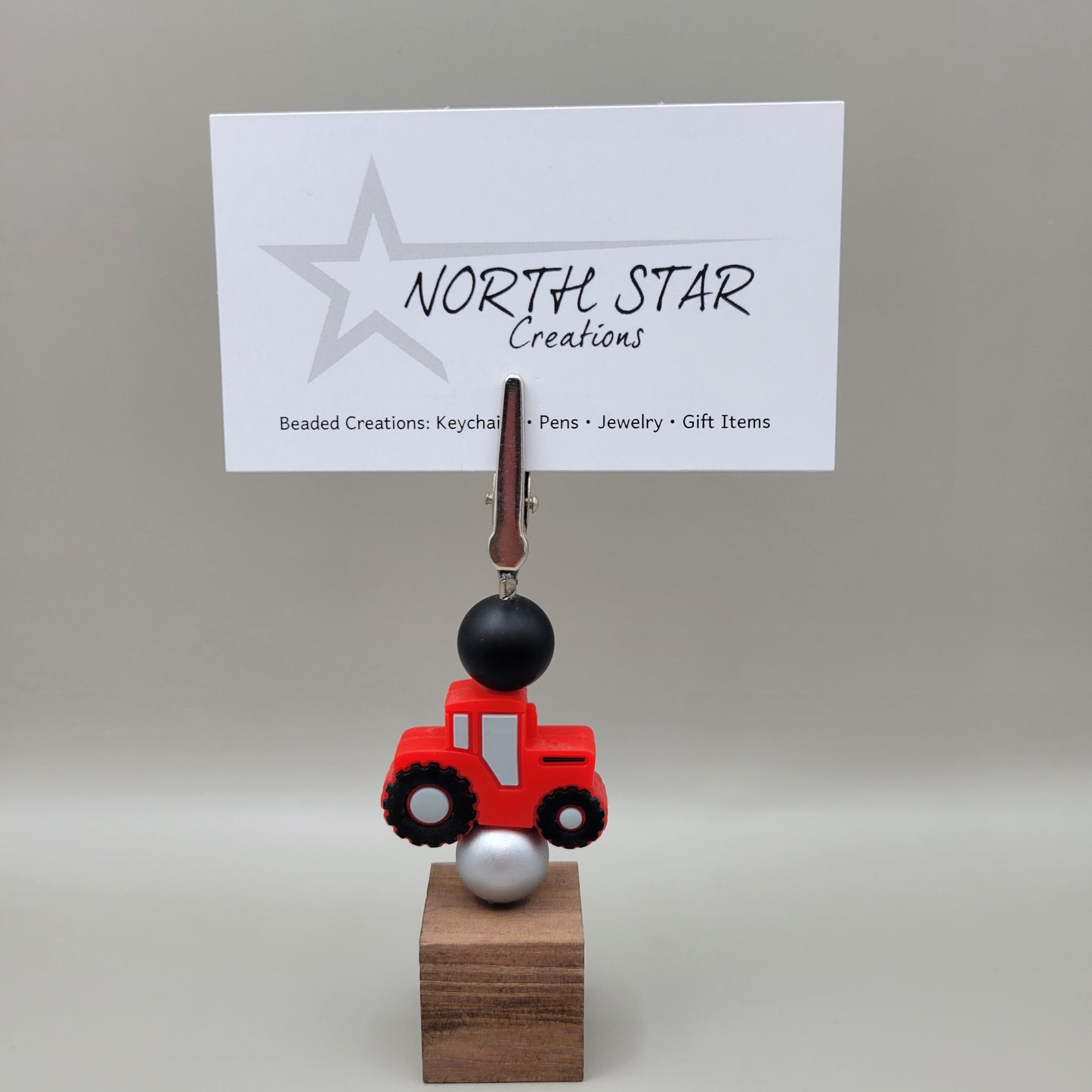 Tractor Photo Block Clip