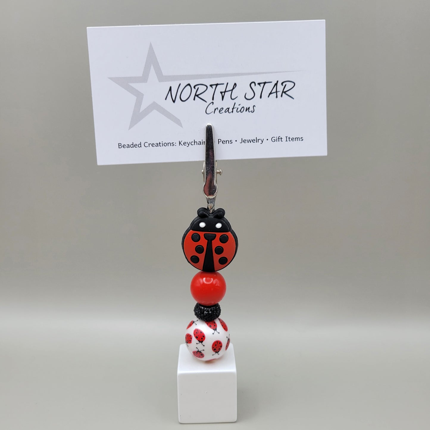 Ladybug Photo Block Clip