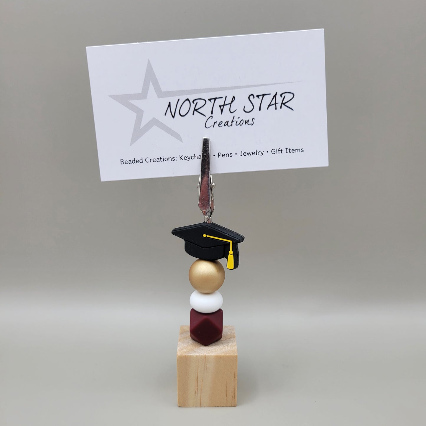 Graduation Hat Photo Block Clip