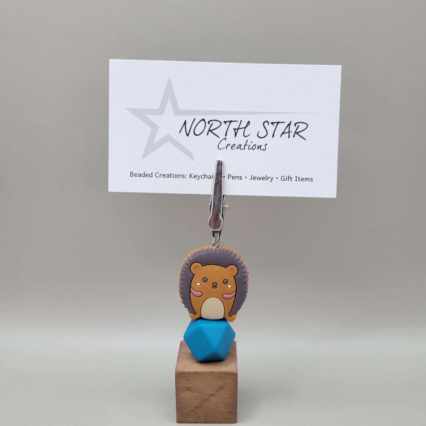 Hedgehog Photo Block Clip