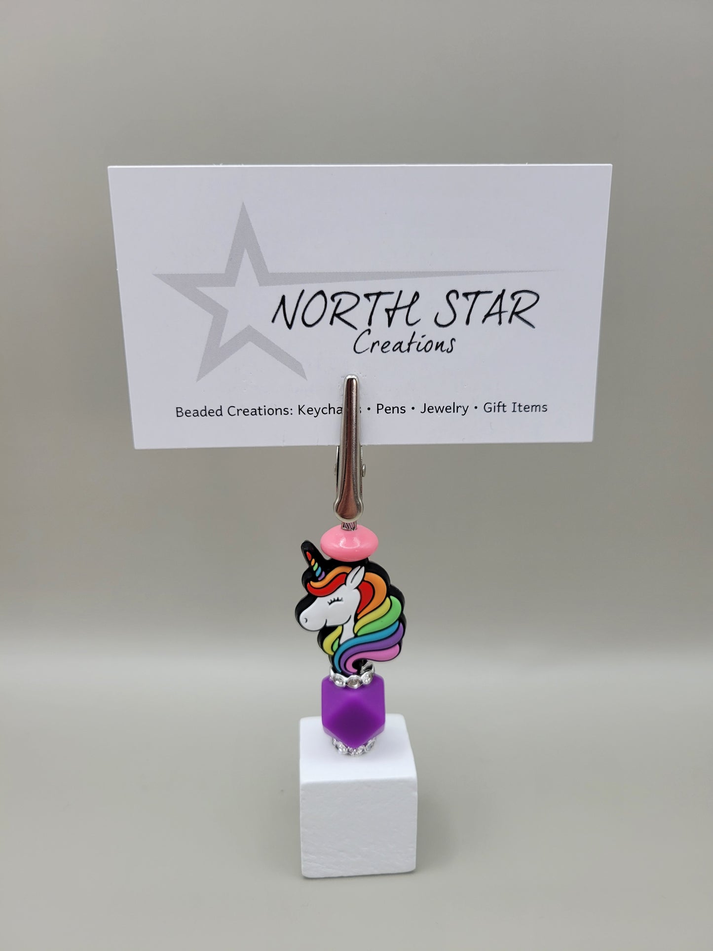 Unicorn Photo Block Clip