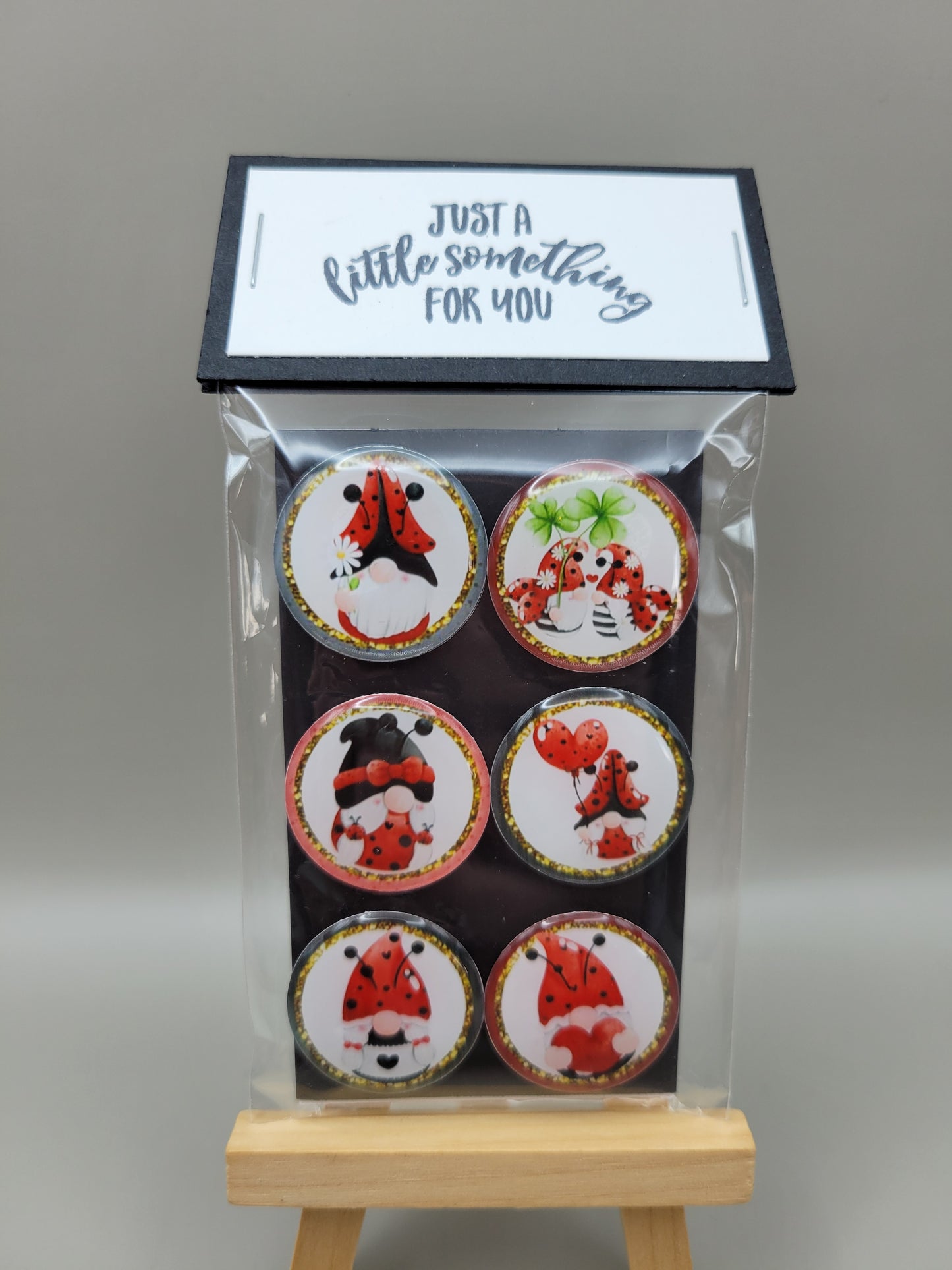 Ladybug Gnome Magnets