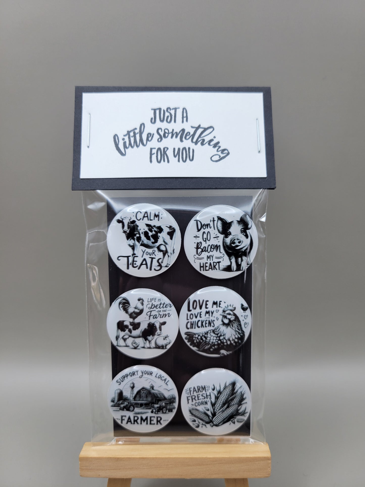 B/W Farm Magnets