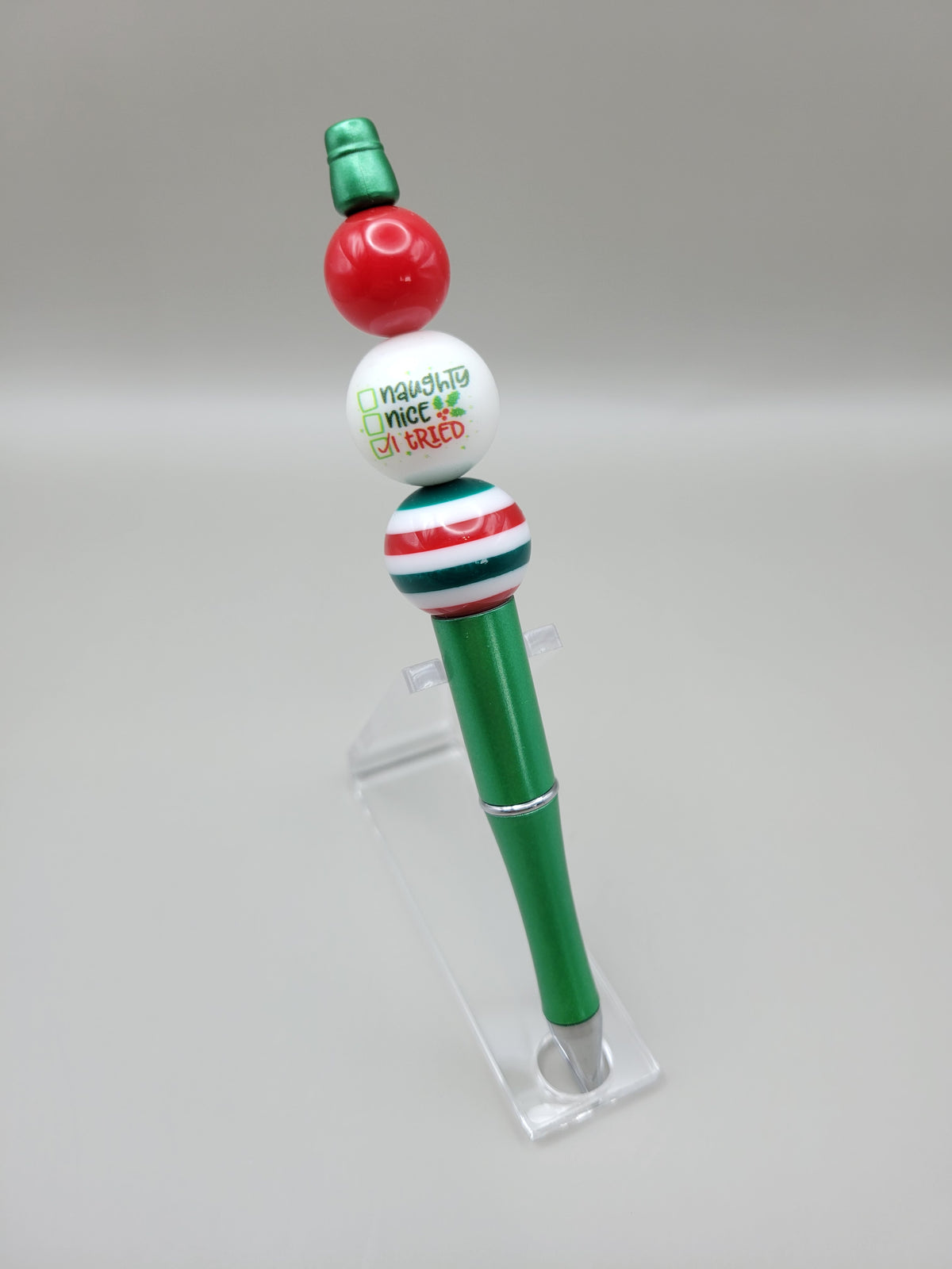 Naughty-Nice-I Tried Christmas Pen
