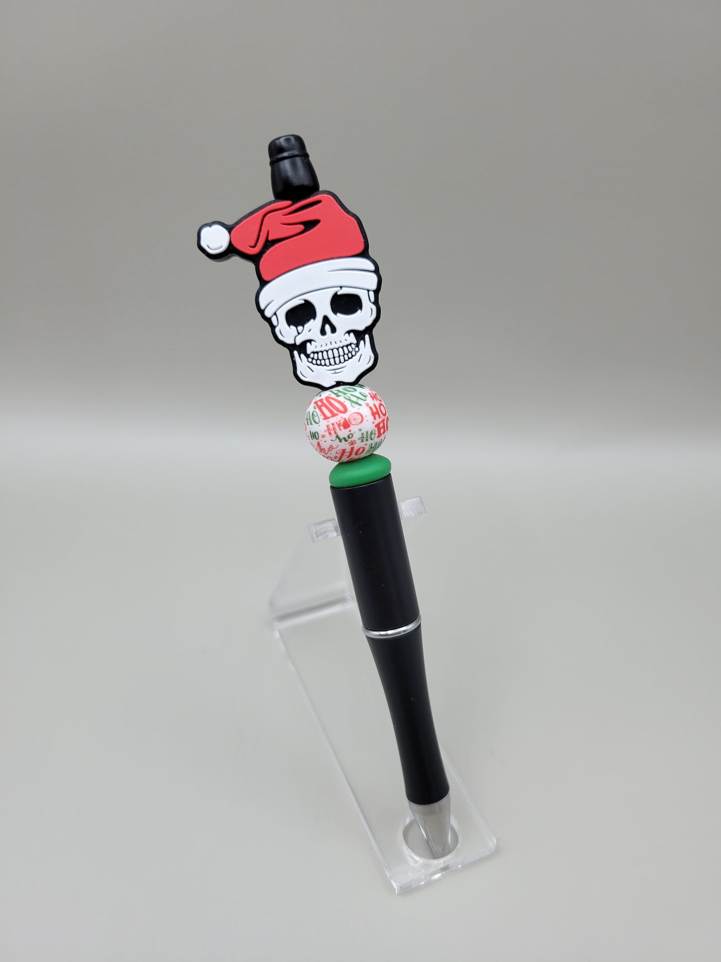 Santa Skull Christmas Pen