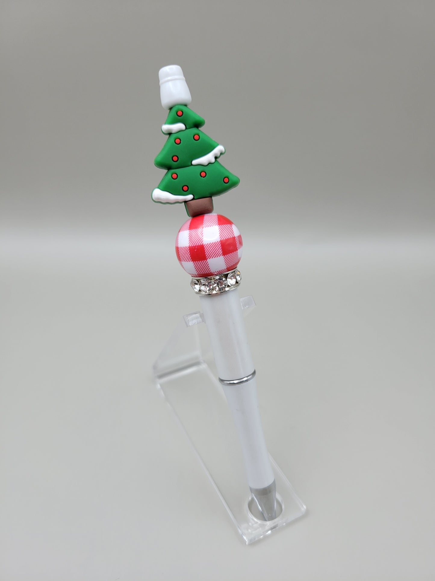 Plaid Christmas Tree Pen