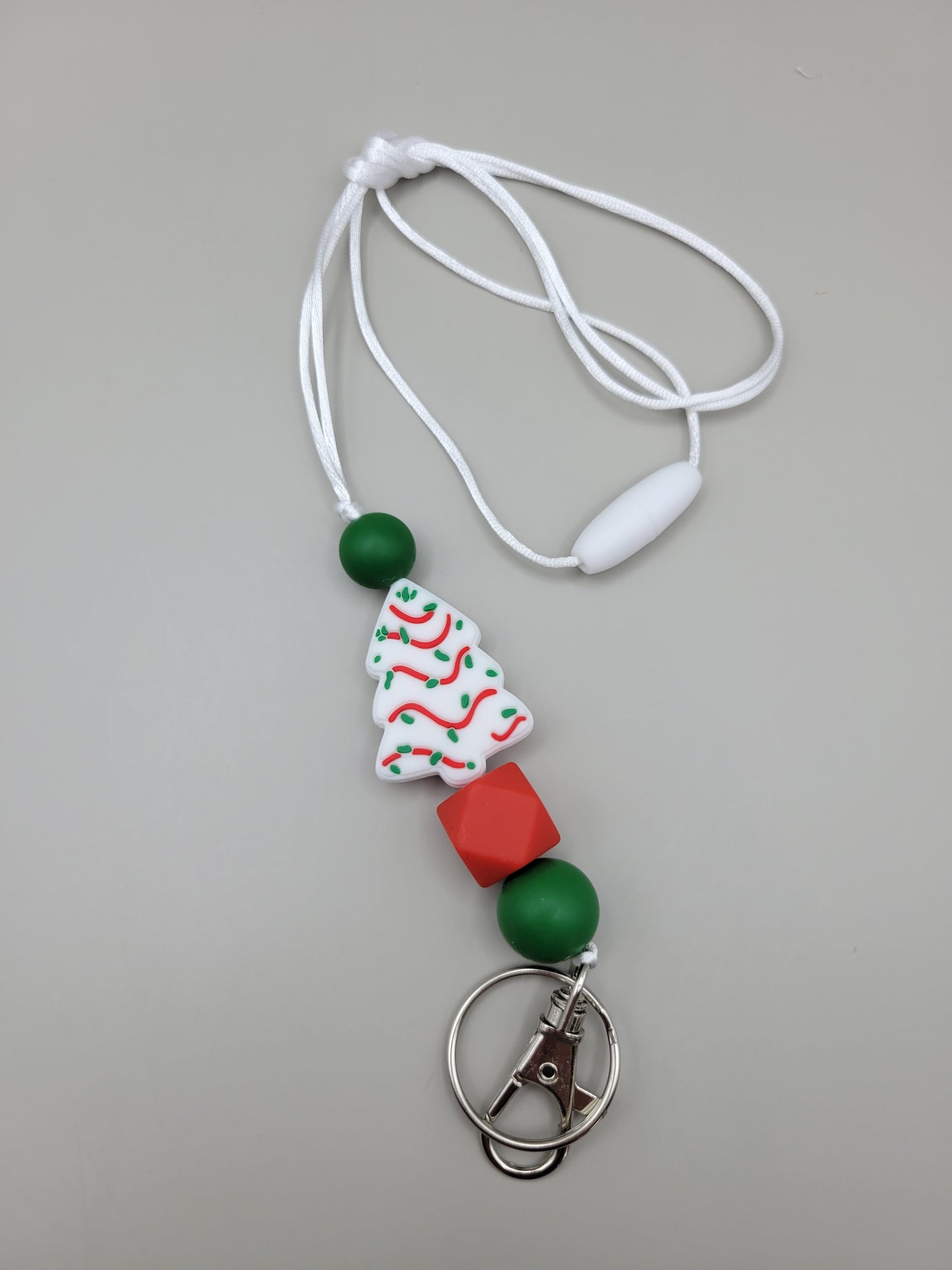 Xmas Tree Cake Lanyard
