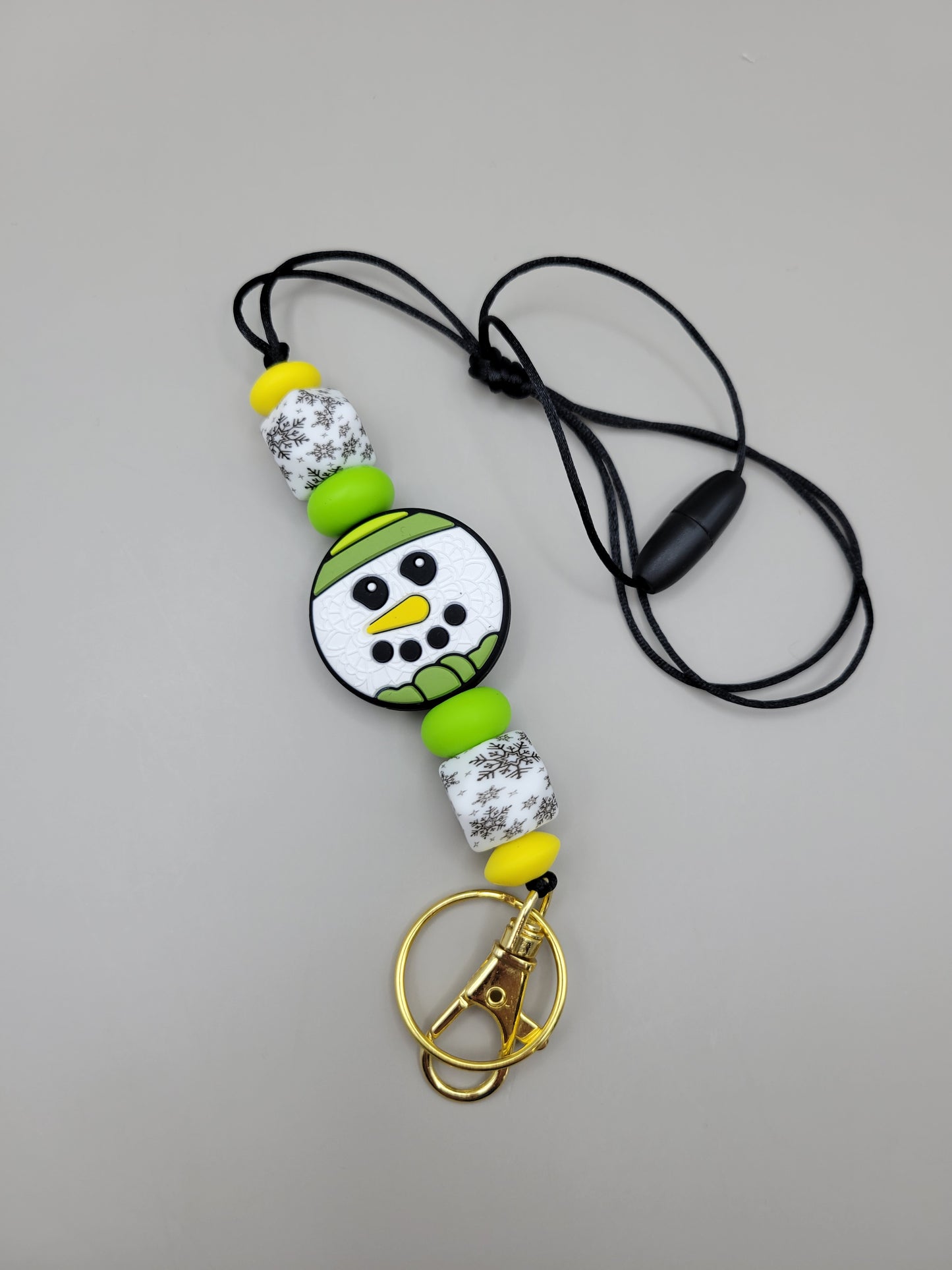 Snowman Head Lanyard