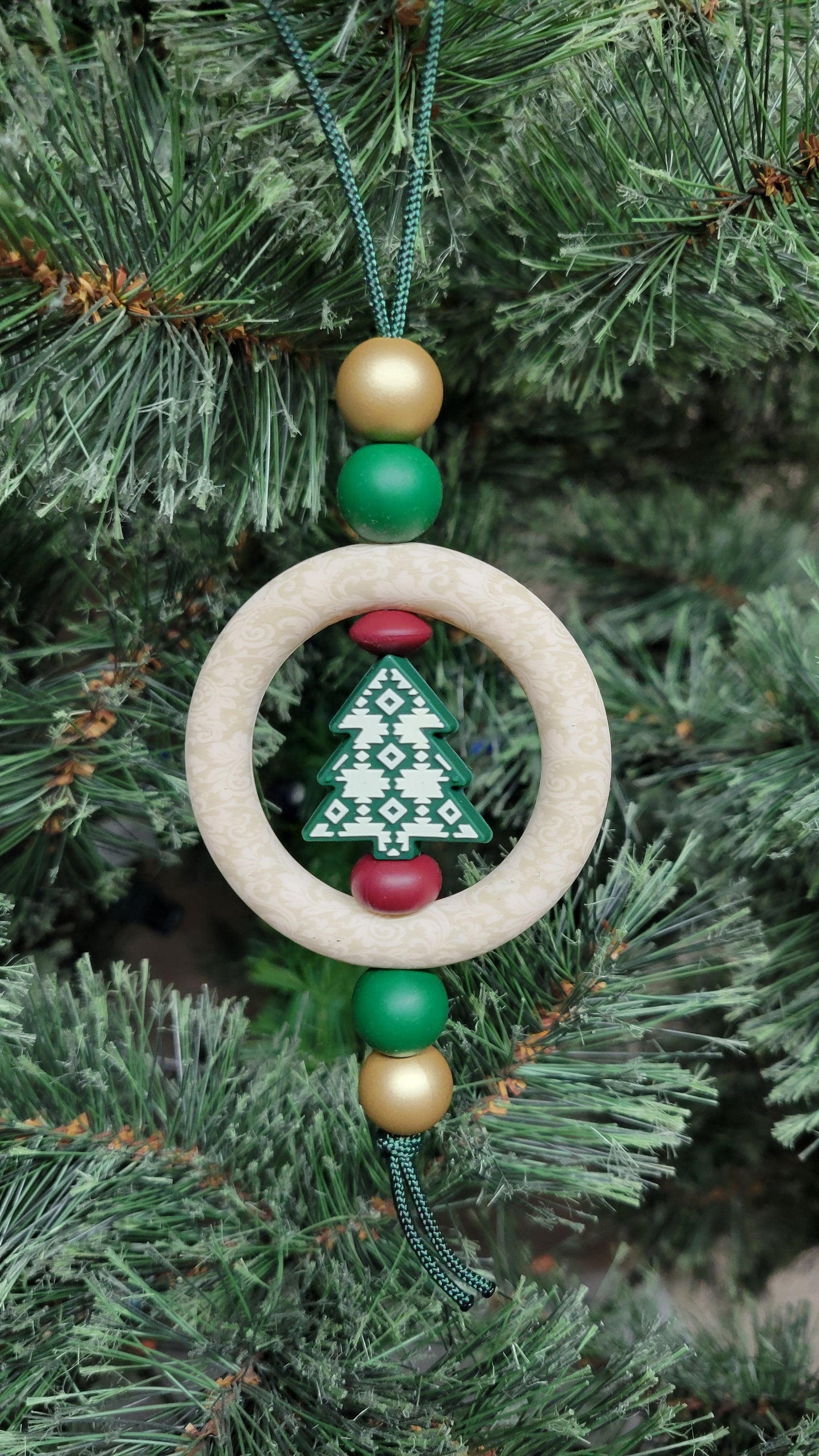 Aztec Pattern Christmas Tree Ornament