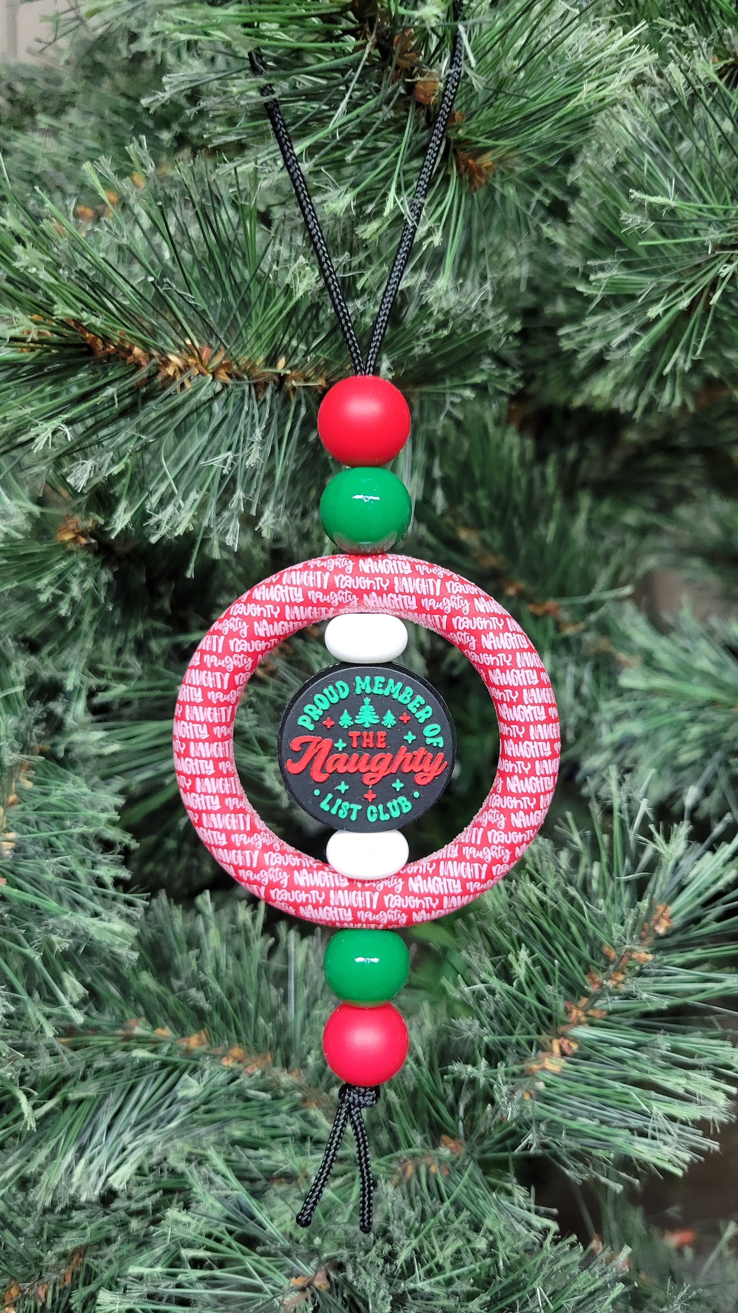 Naughty List Christmas Tree Ornament