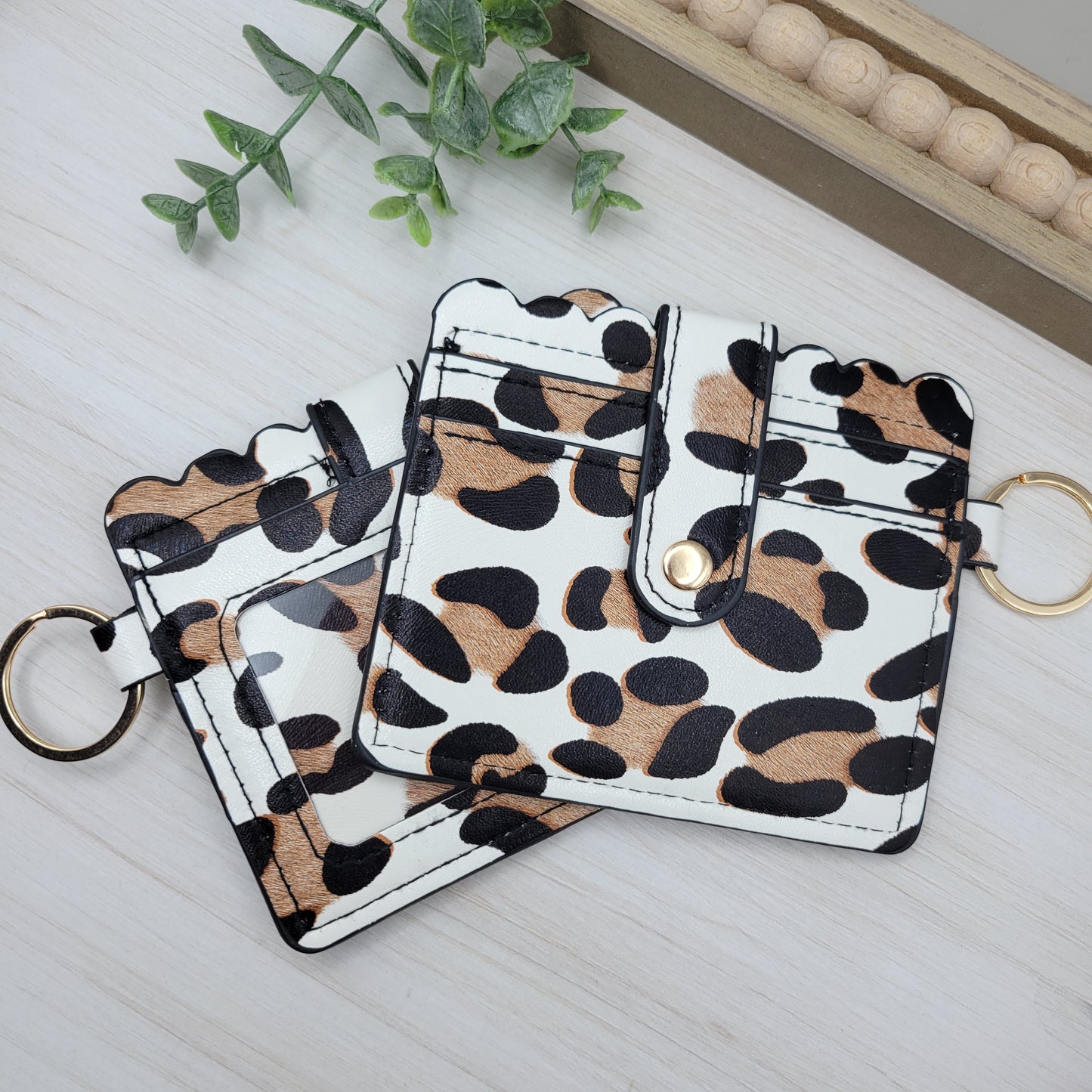 Large Leopard Print Wallet