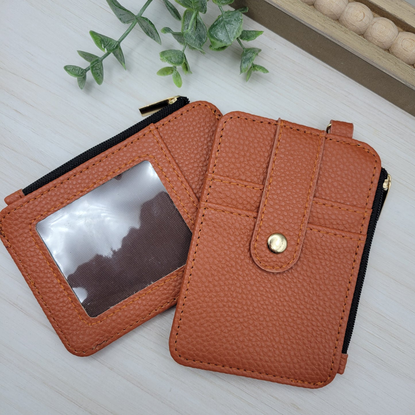 Vertical Rust Wallet