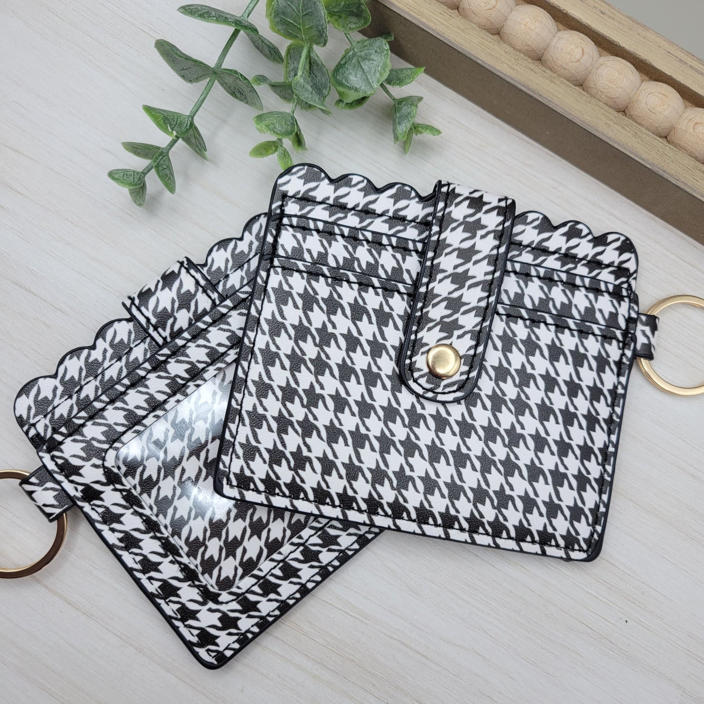 Houndstooth Wallet