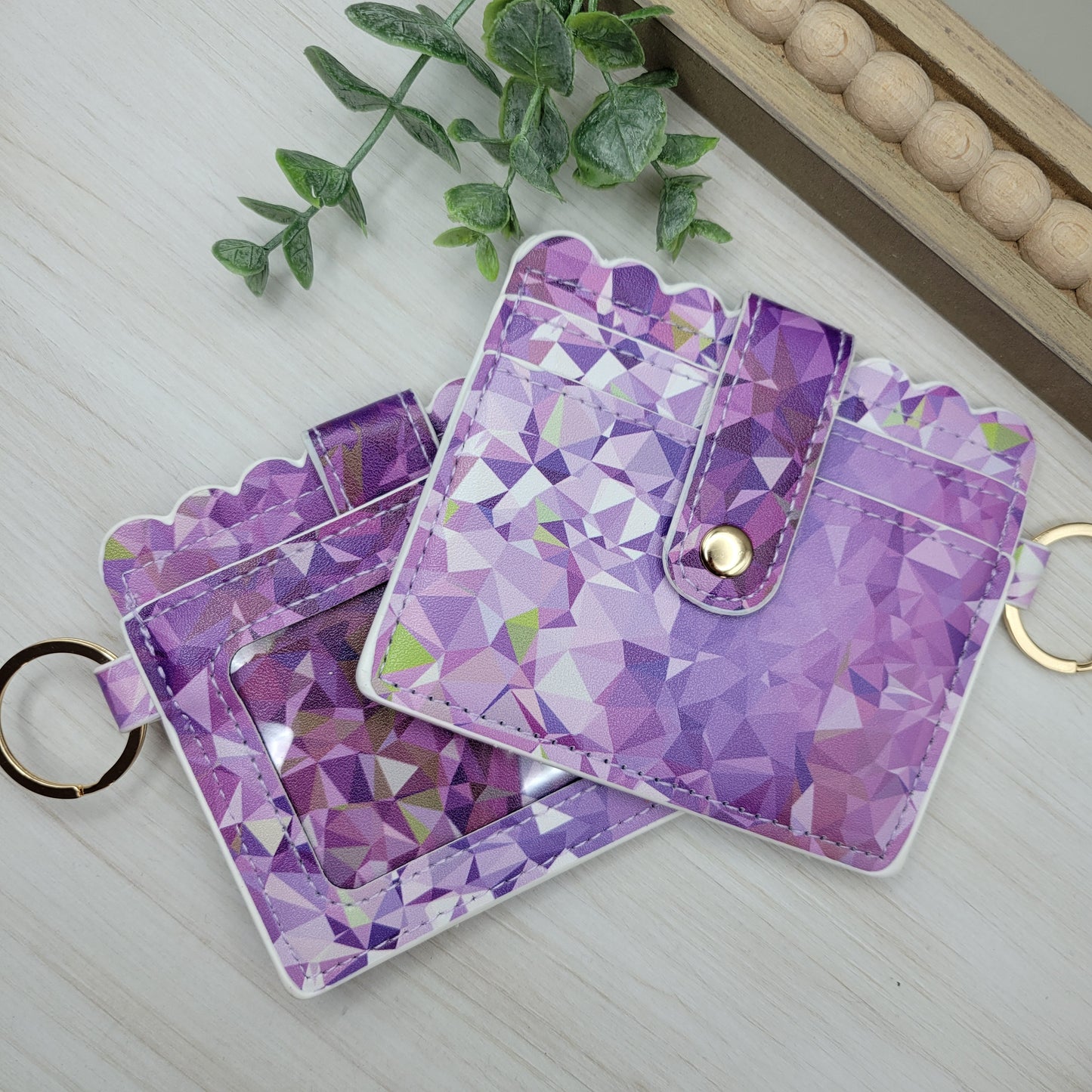 Abstract Purple Wallet