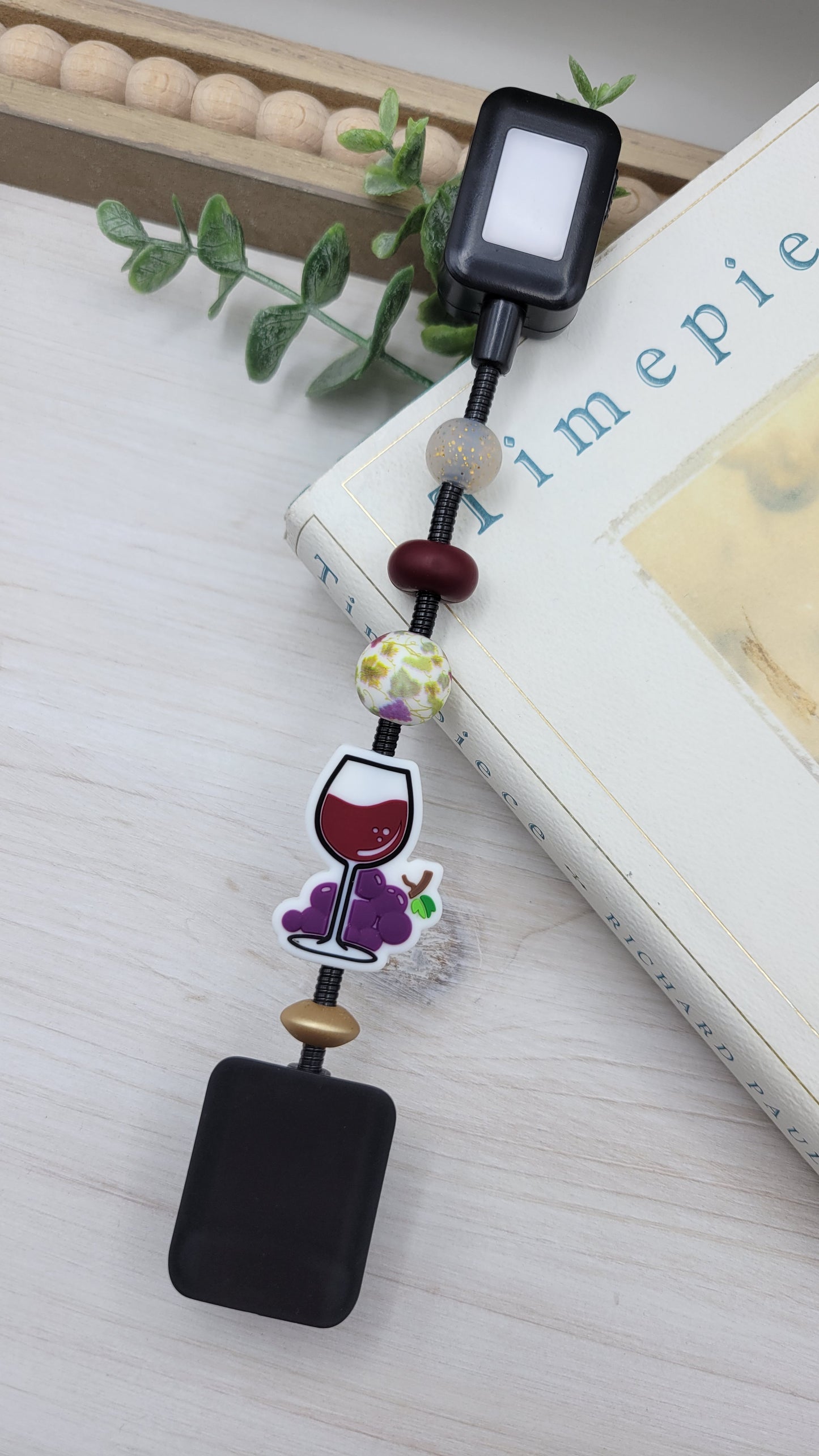 Red Wine Glass Reading Light