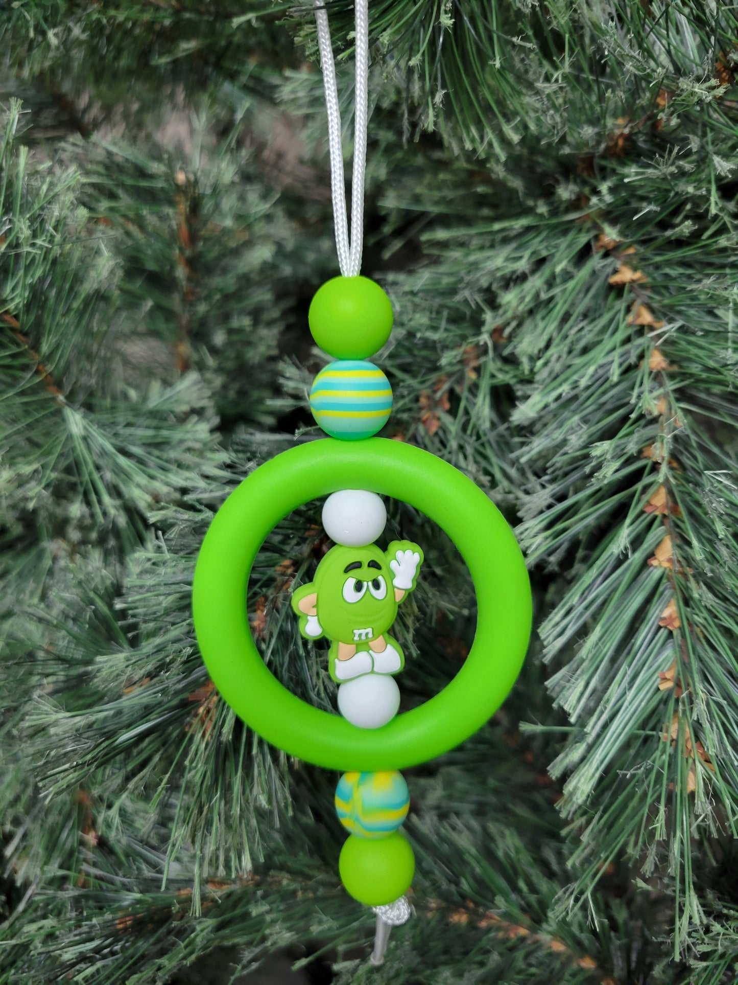 Green Chocolate Candy Christmas Tree Ornament