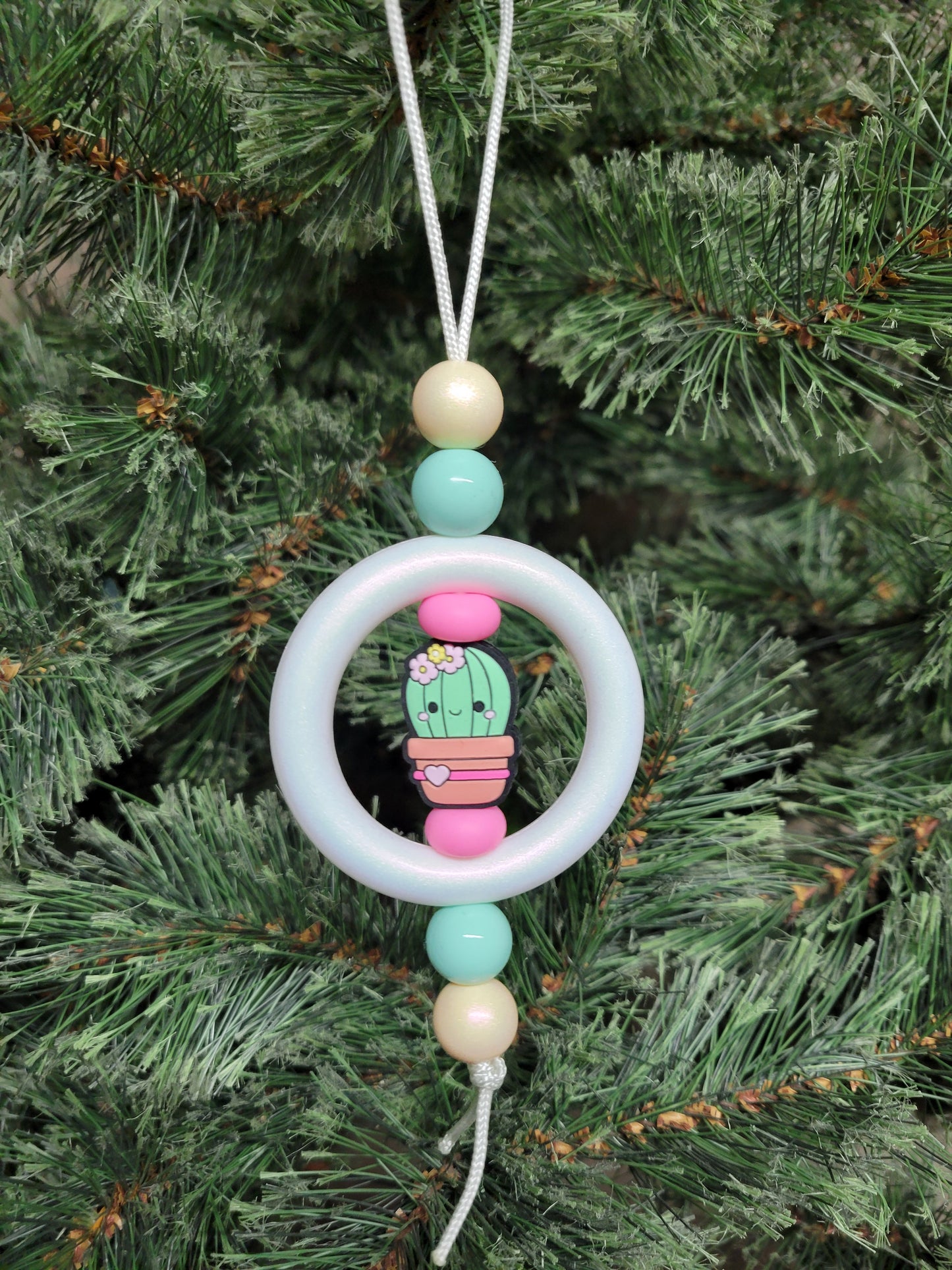 Cute Cactus Christmas Tree Ornament