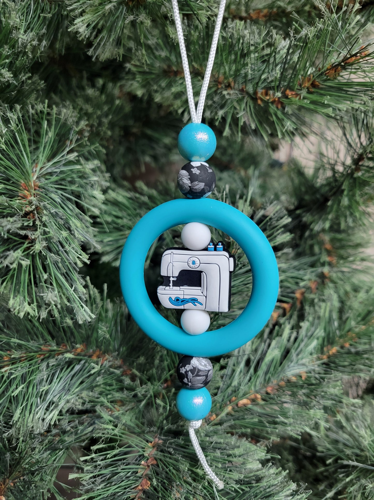 Sewing Machine Christmas Tree Ornament
