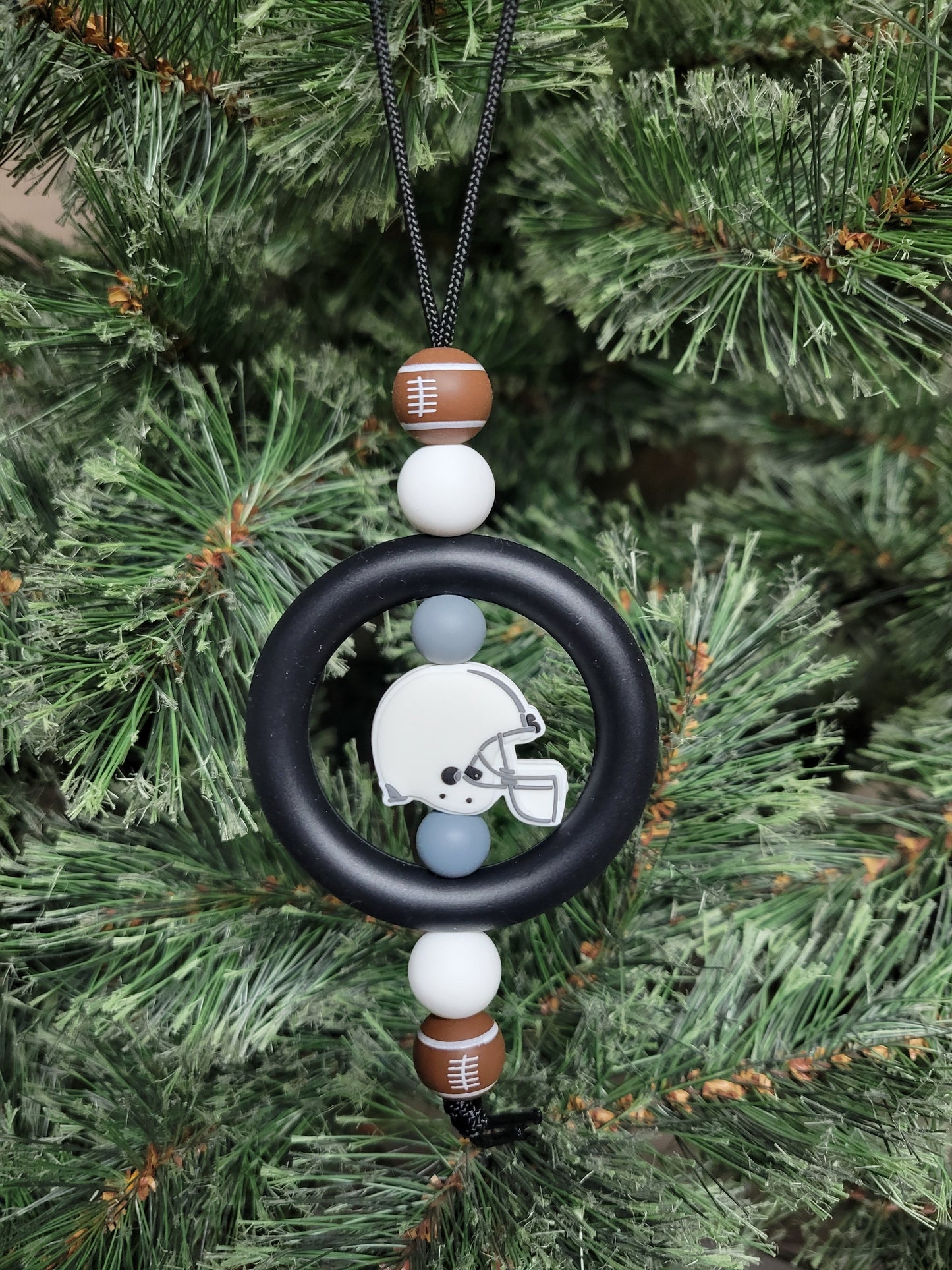 Football Helmet Christmas Tree Ornament