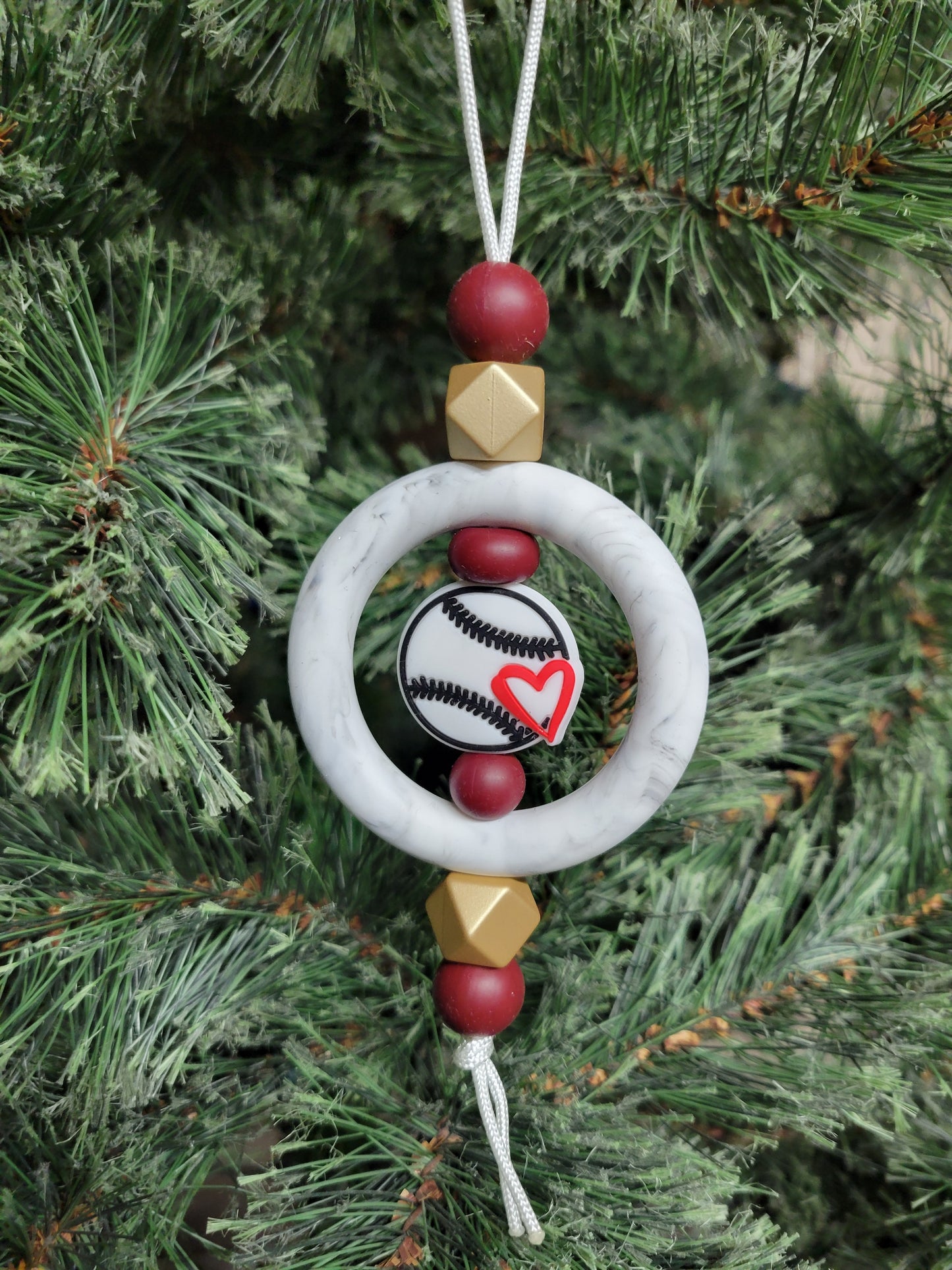 Springfield Tigers Baseball Christmas Tree Ornament