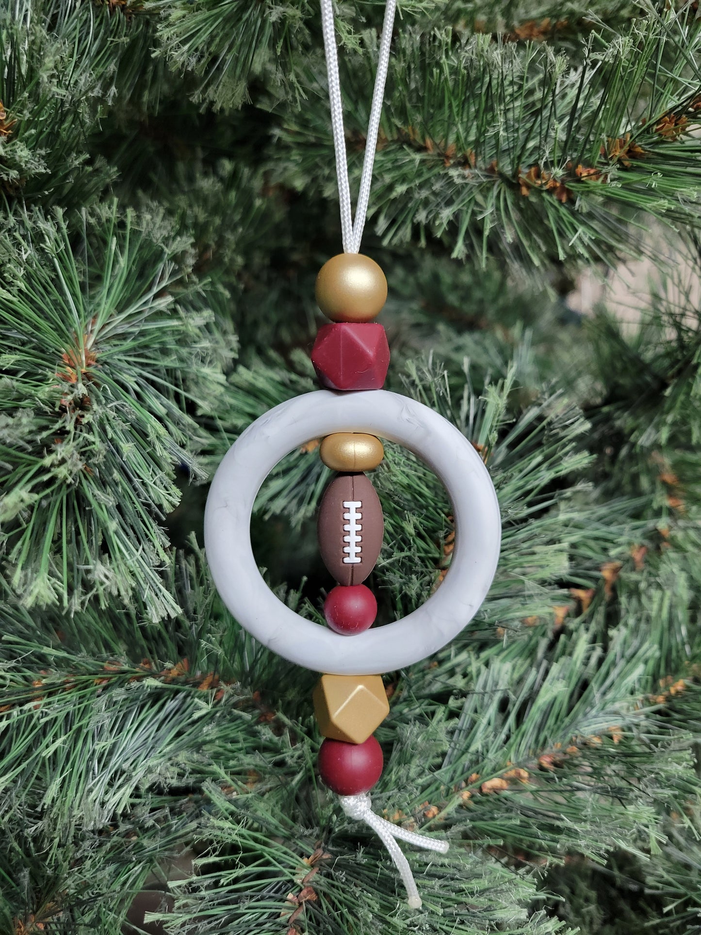 Springfield Tigers Football Christmas Tree Ornament
