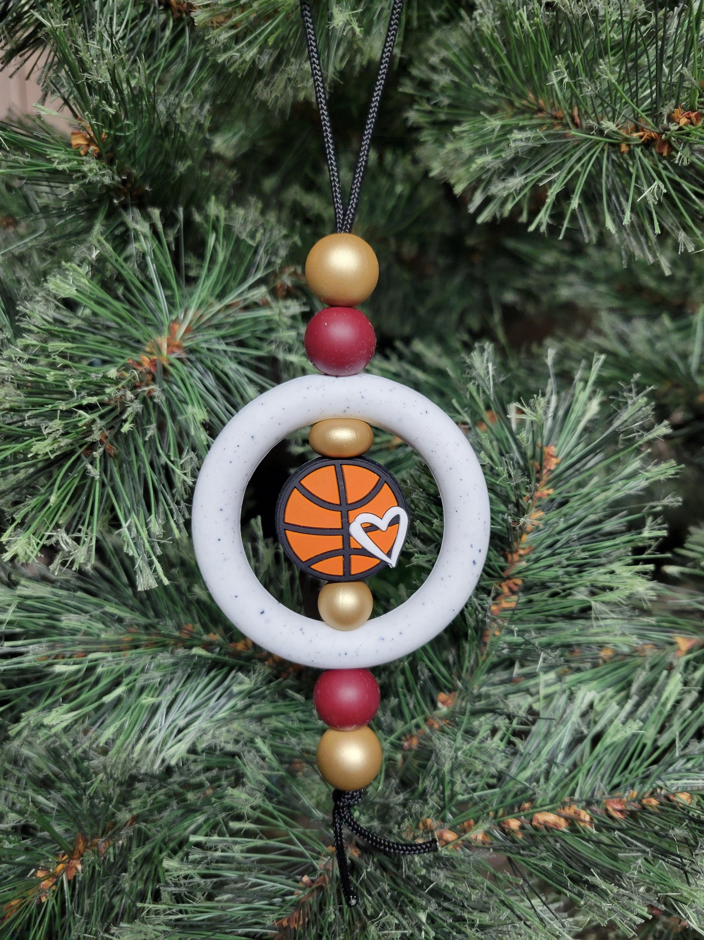Springfield Tigers Basketball Christmas Tree Ornament