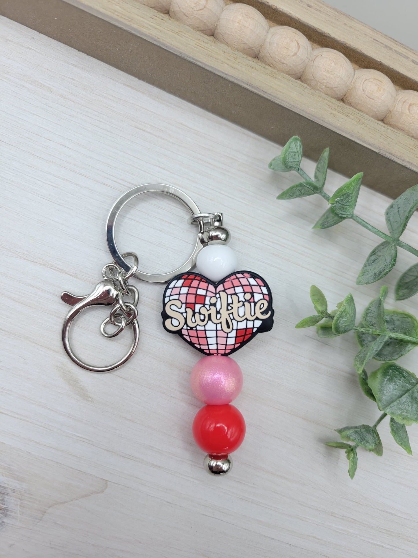 Swiftie Barbell Keychain