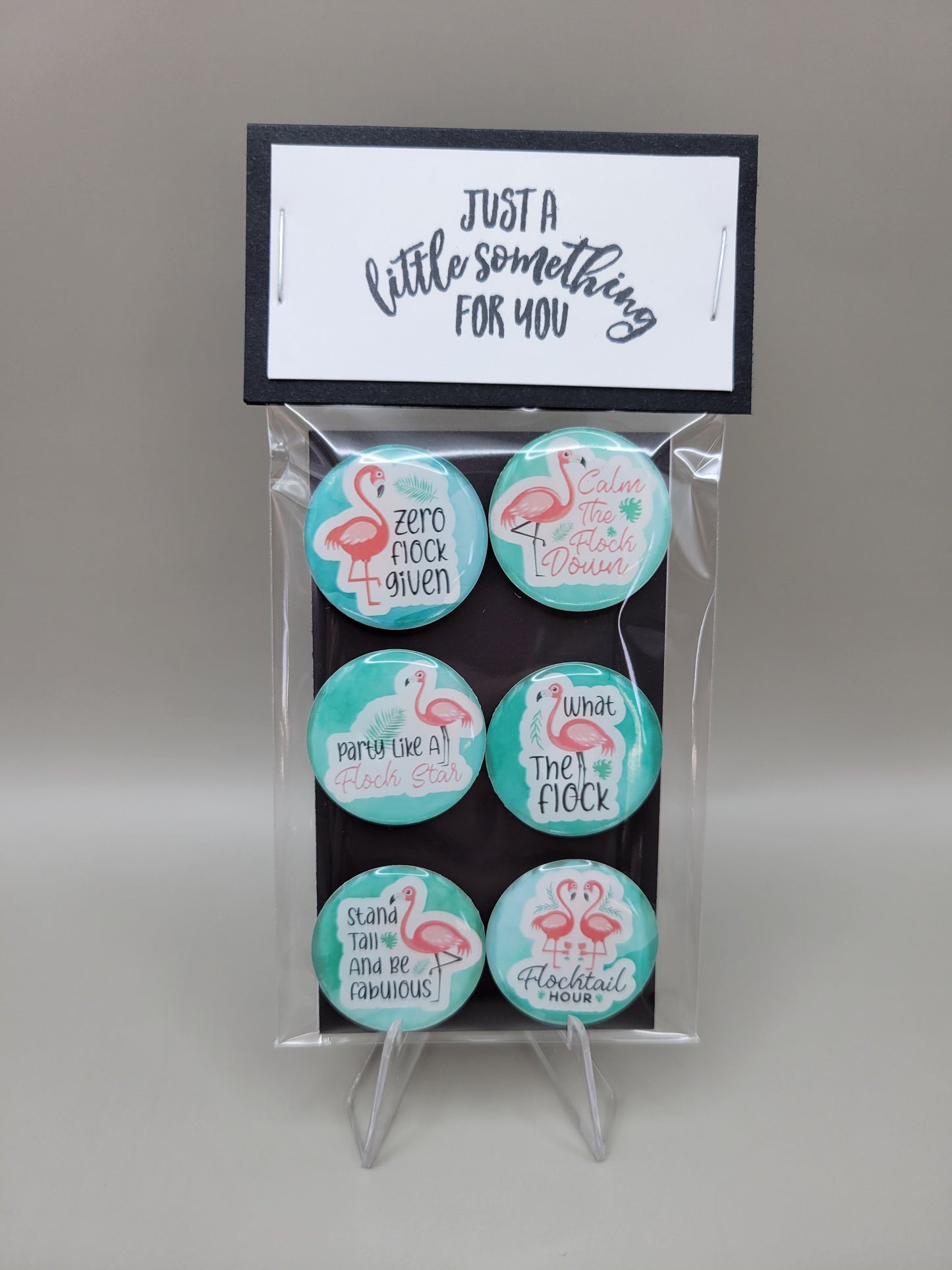 Sassy Flamingo Magnets