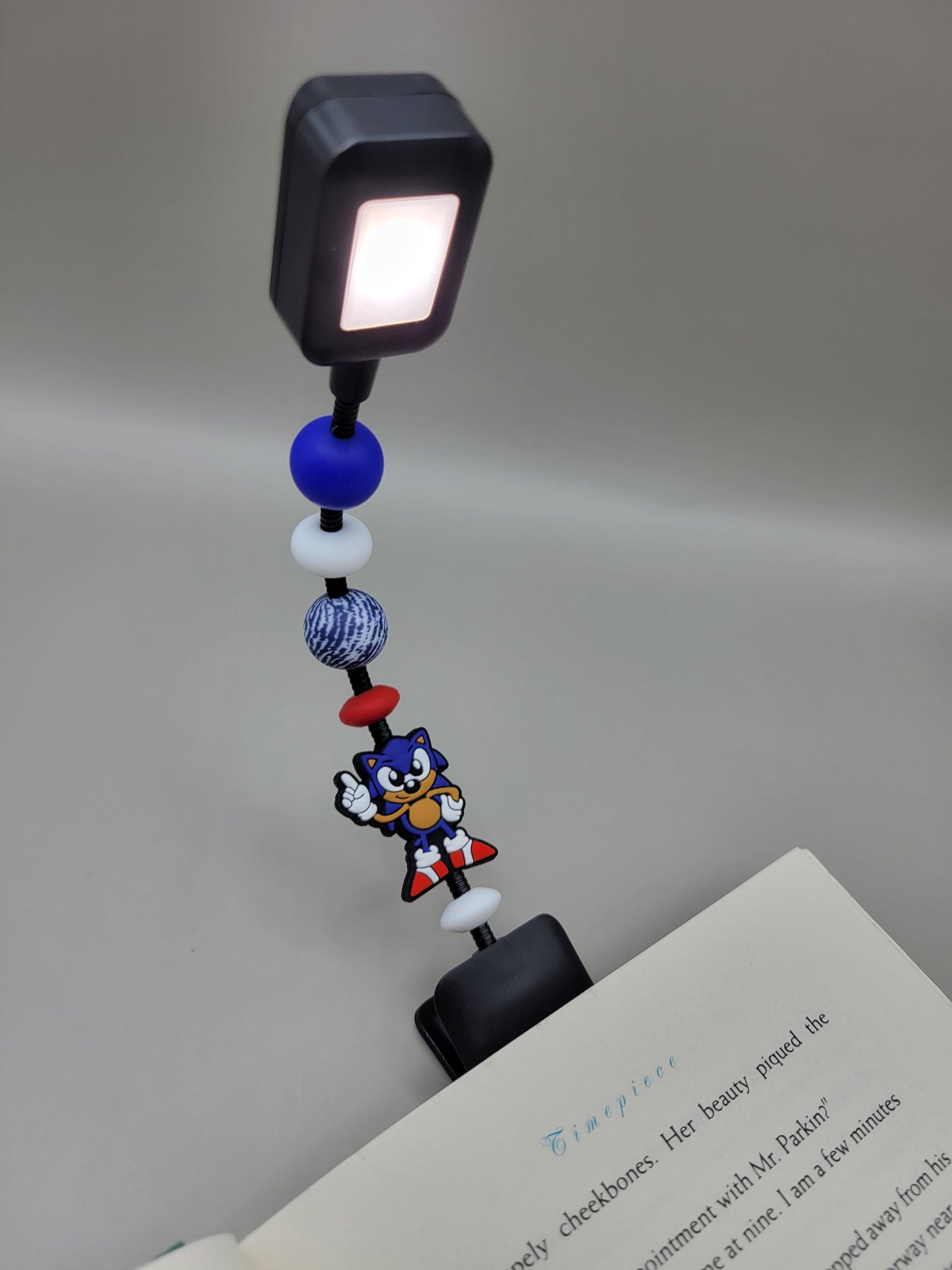 Blue Hedgehog Reading Light