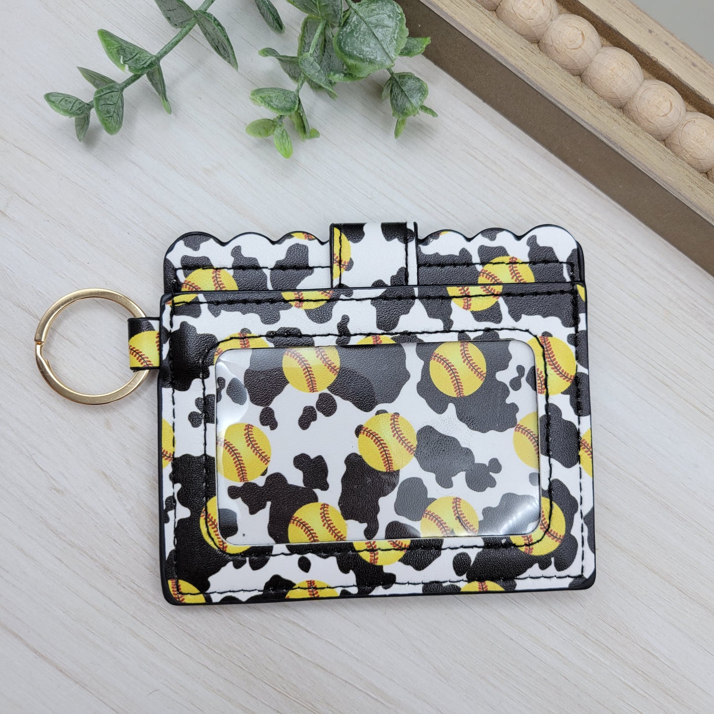 Softball Cow Wallet