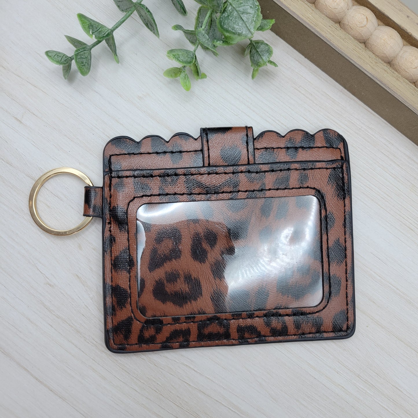 Brown Leopard Wallet