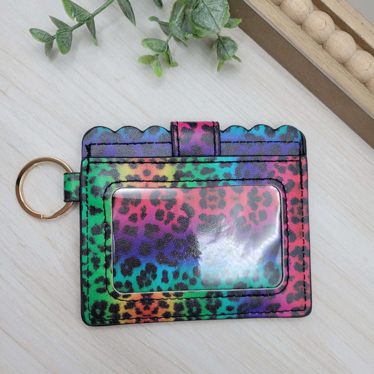 Rainbow Leopard Wallet