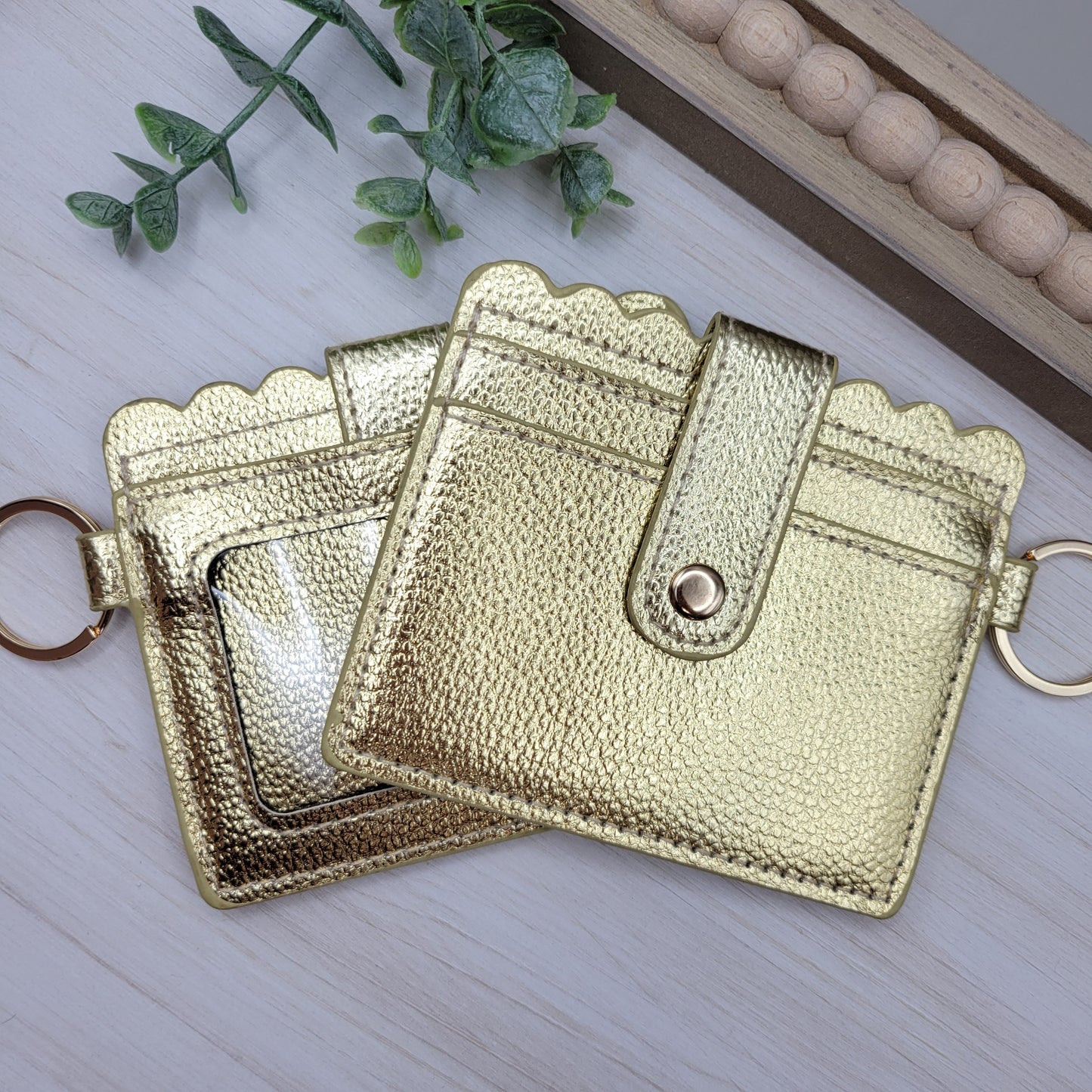 Metallic Gold Wallet
